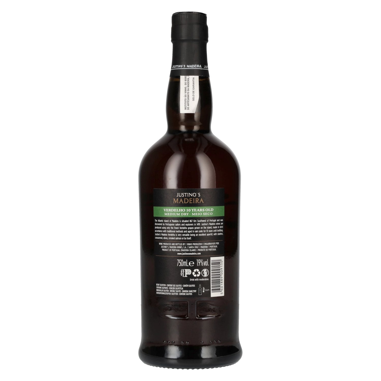 Justino's Madeira 10 Years Old VERDELHO 19% Vol. 0,75l