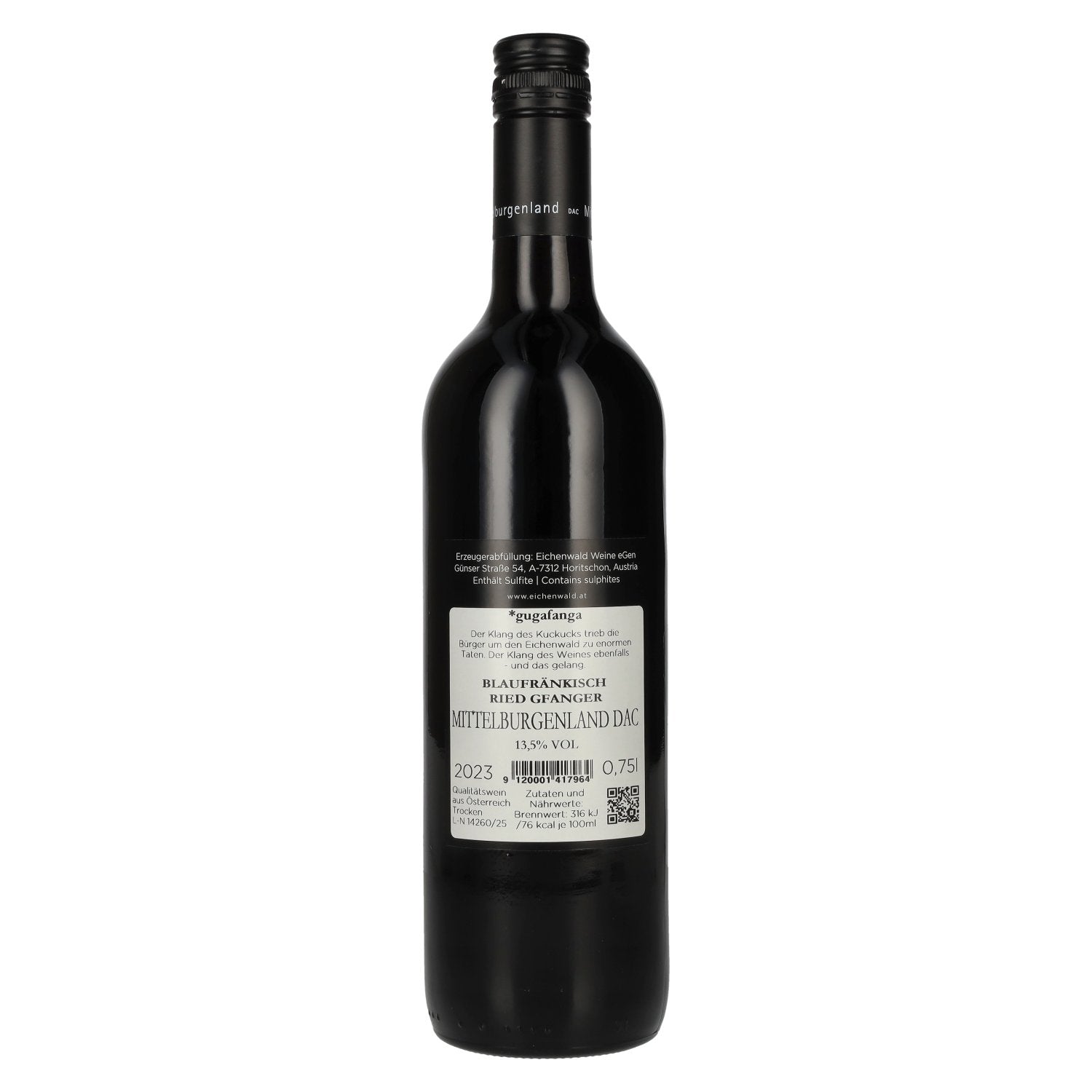 Eichenwald DER GUGAFANGA Blaufränkisch 2023 13,5% Vol. 0,75l