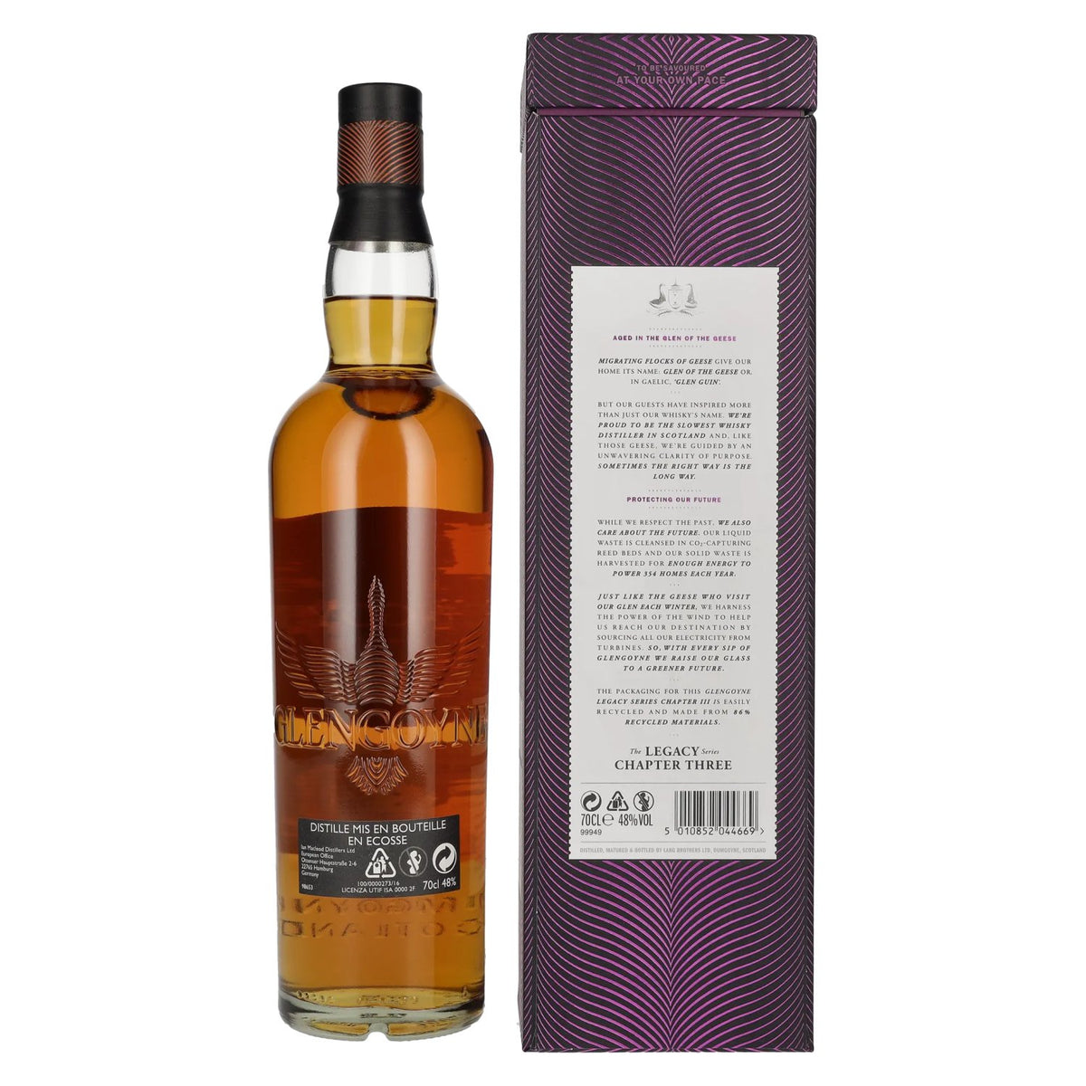 Glengoyne The LEGACY Series CHAPTER THREE 48% vol. 0,7 l in geschenkverpakking