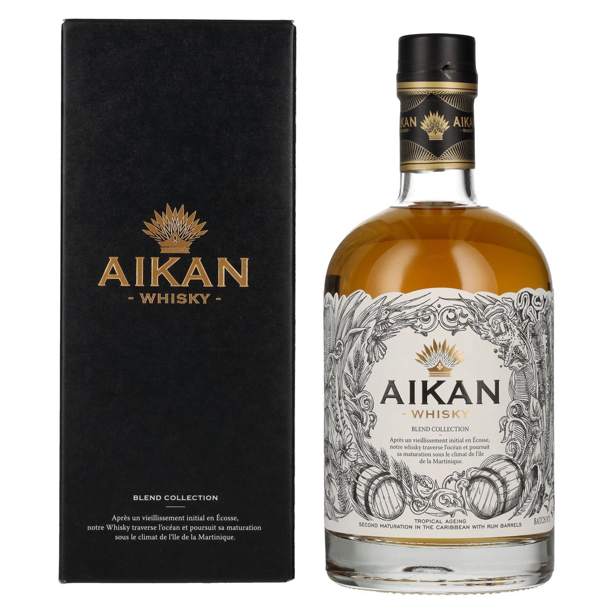 Aikan Whisky Blend Collection Batch No. 3 43% Vol. 0,5l in gift box