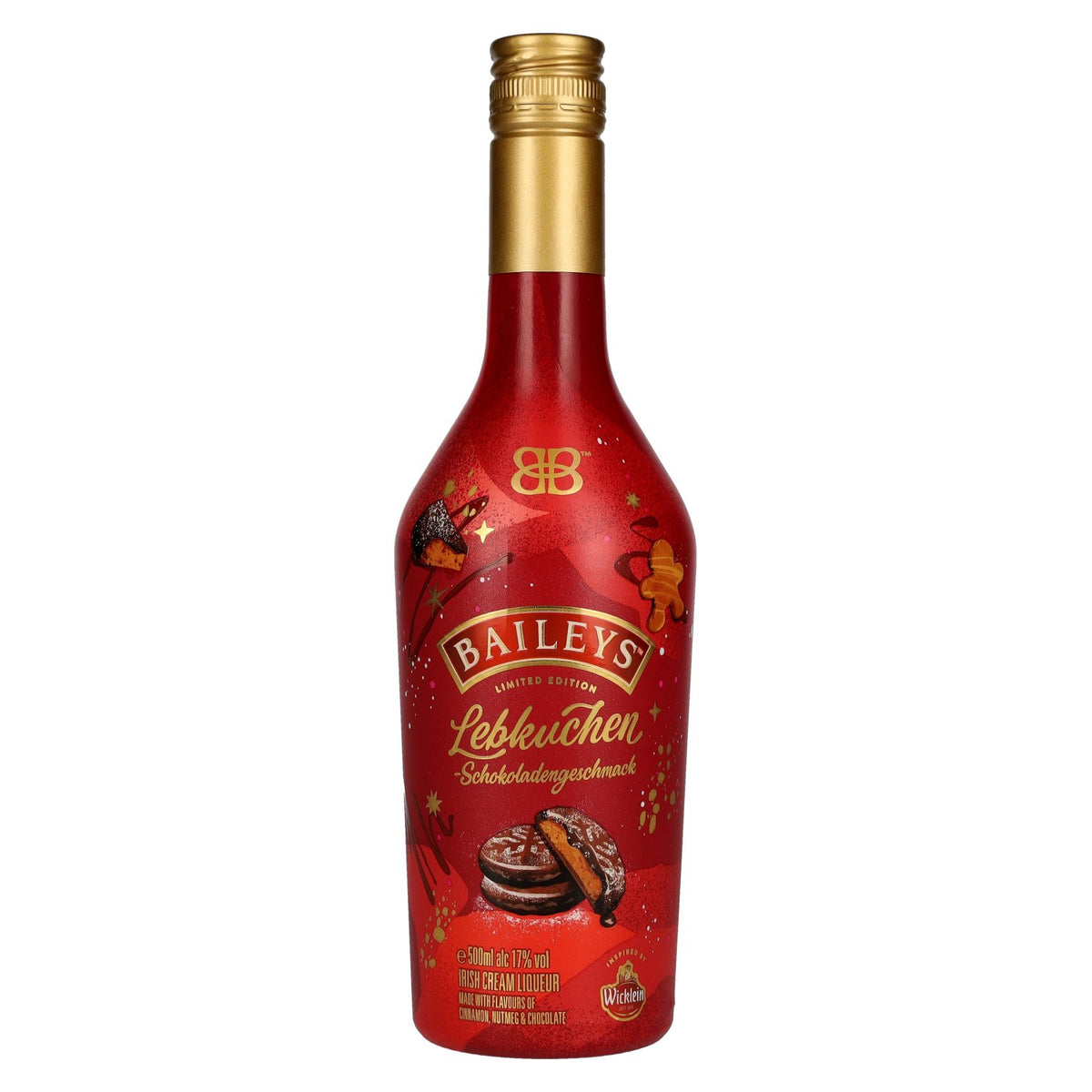 Baileys au pain d'épices et au chocolat, édition limitée, 17 % vol., 0,5 l