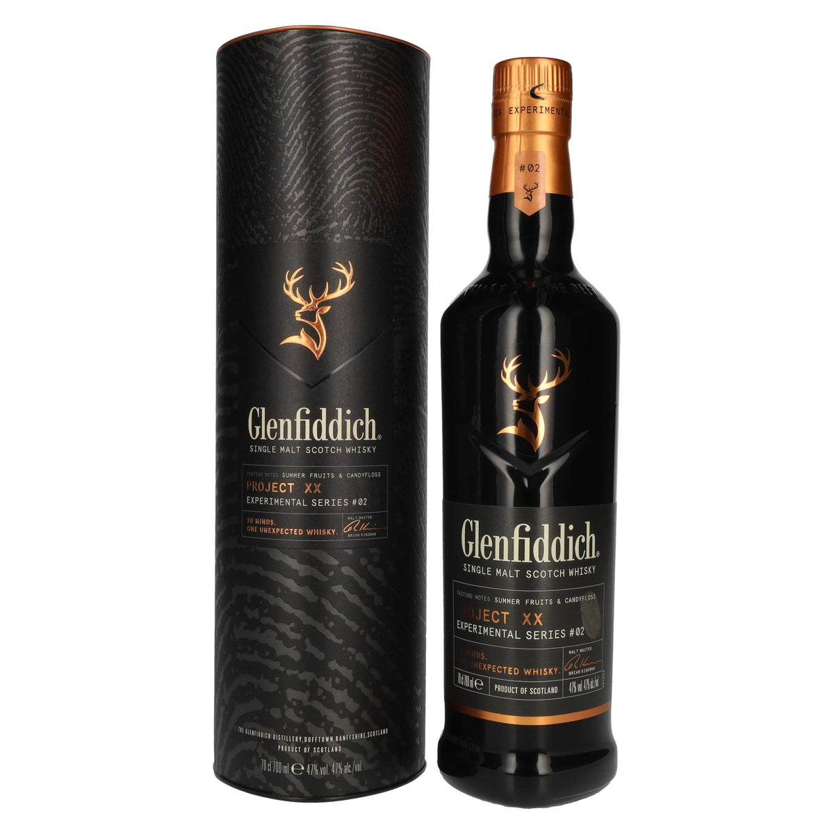 Glenfiddich PROJECT XX Experimental Series #02 Single Malt Scotch Whisky 47% ABV 0.7l in a gift box