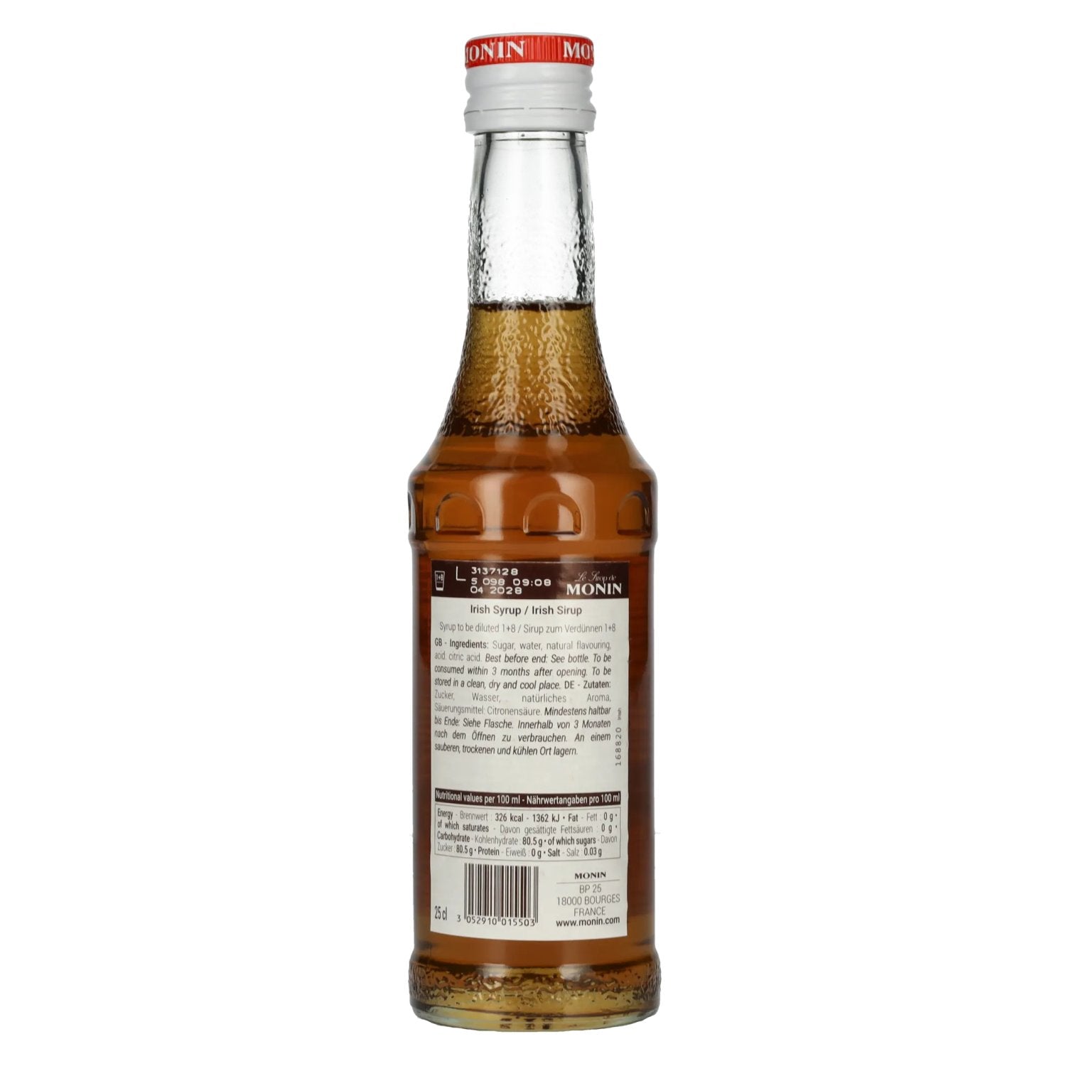 Le Sirop de Monin IRISH 0,25l