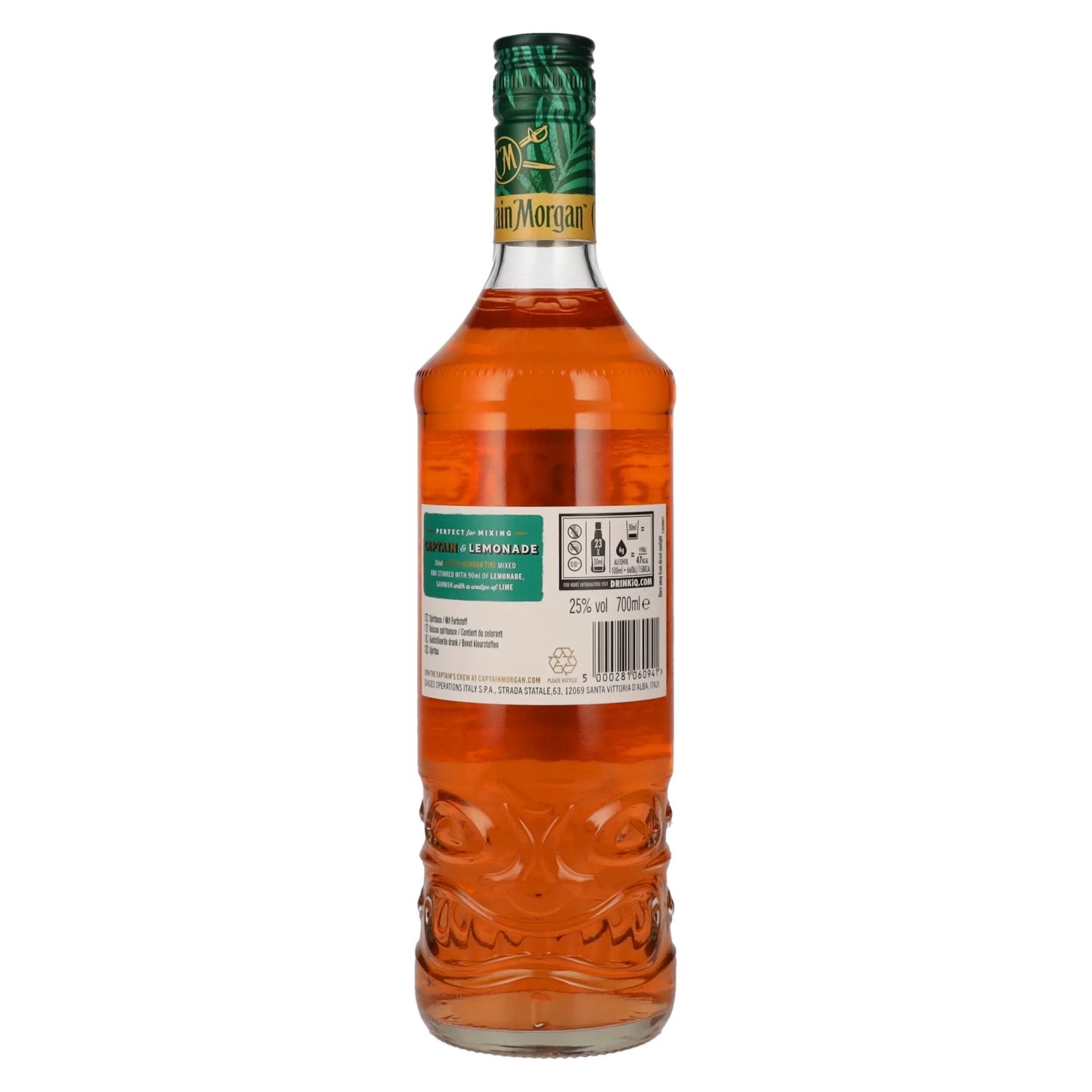Captain Morgan Tiki Mango &amp; Pineapple Flavour Spirit Drink 25% Vol. 0,7l