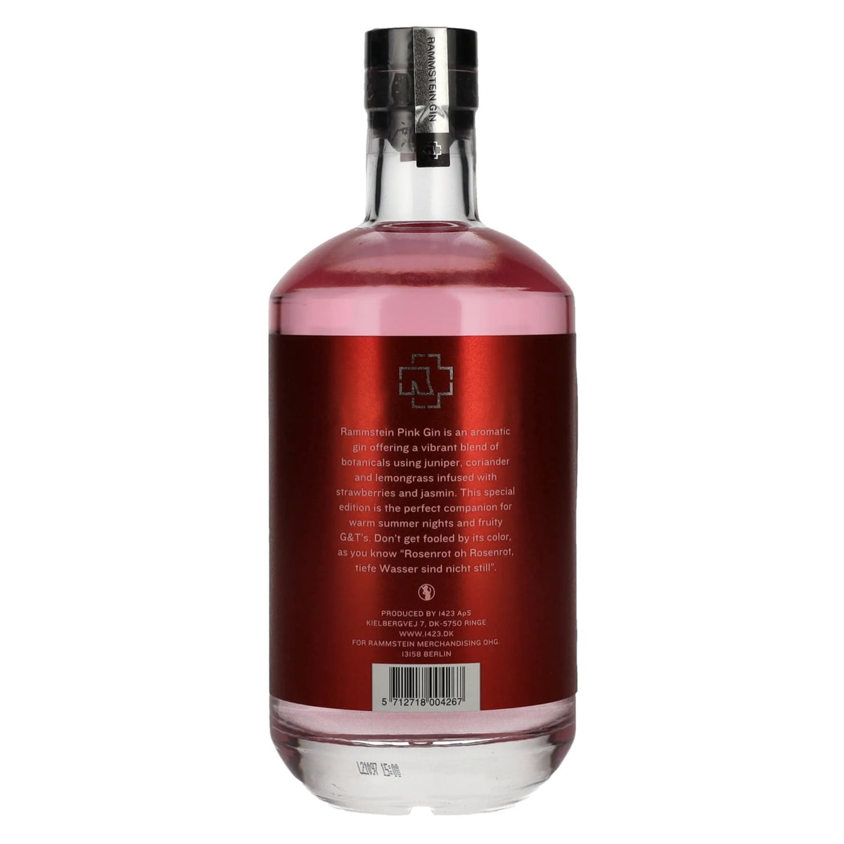 Rammstein Gin PINK Batch No. 1 40% ABV 0.7l
