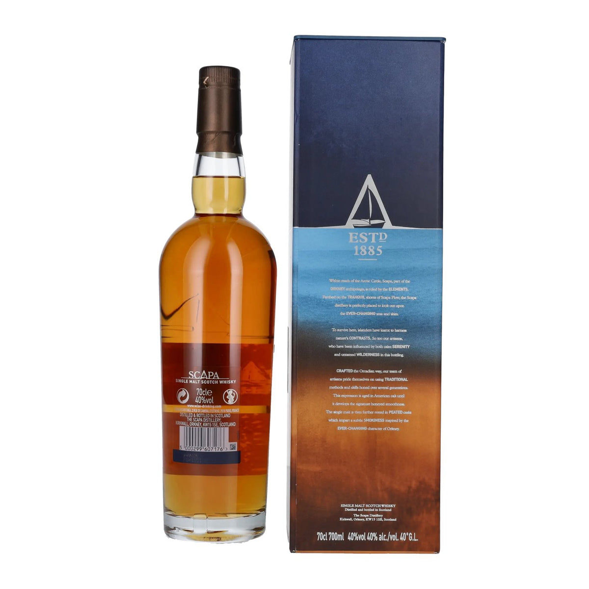 Scapa The Orcadian Glansa 40% vol. 0,7 l in geschenkverpakking