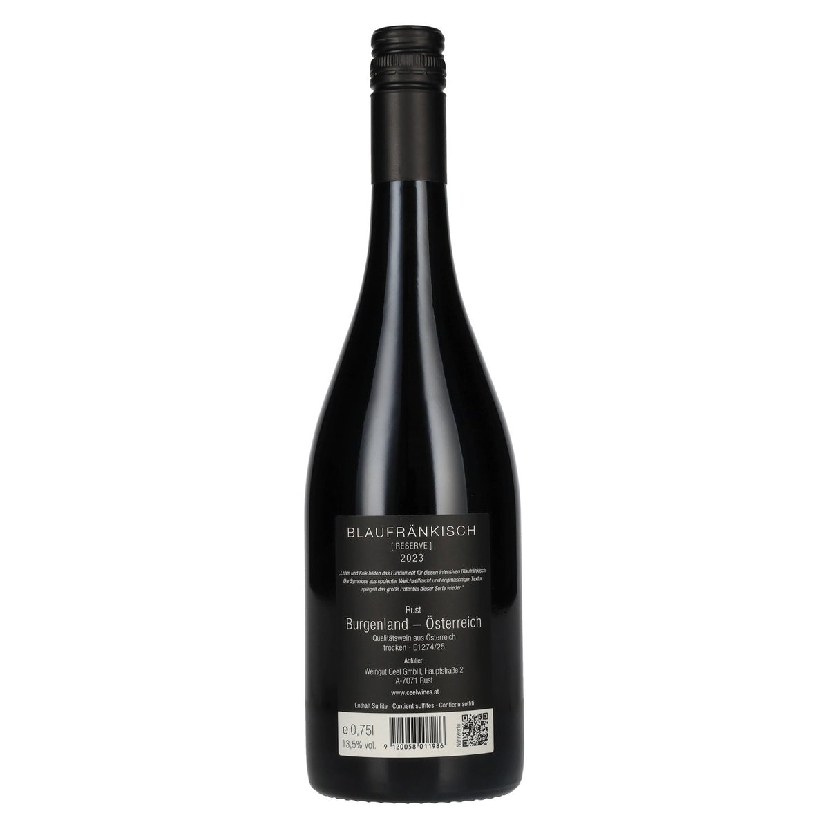 Ceel Blaufränkisch Reserve 2023 13,5% vol. 0,75 l