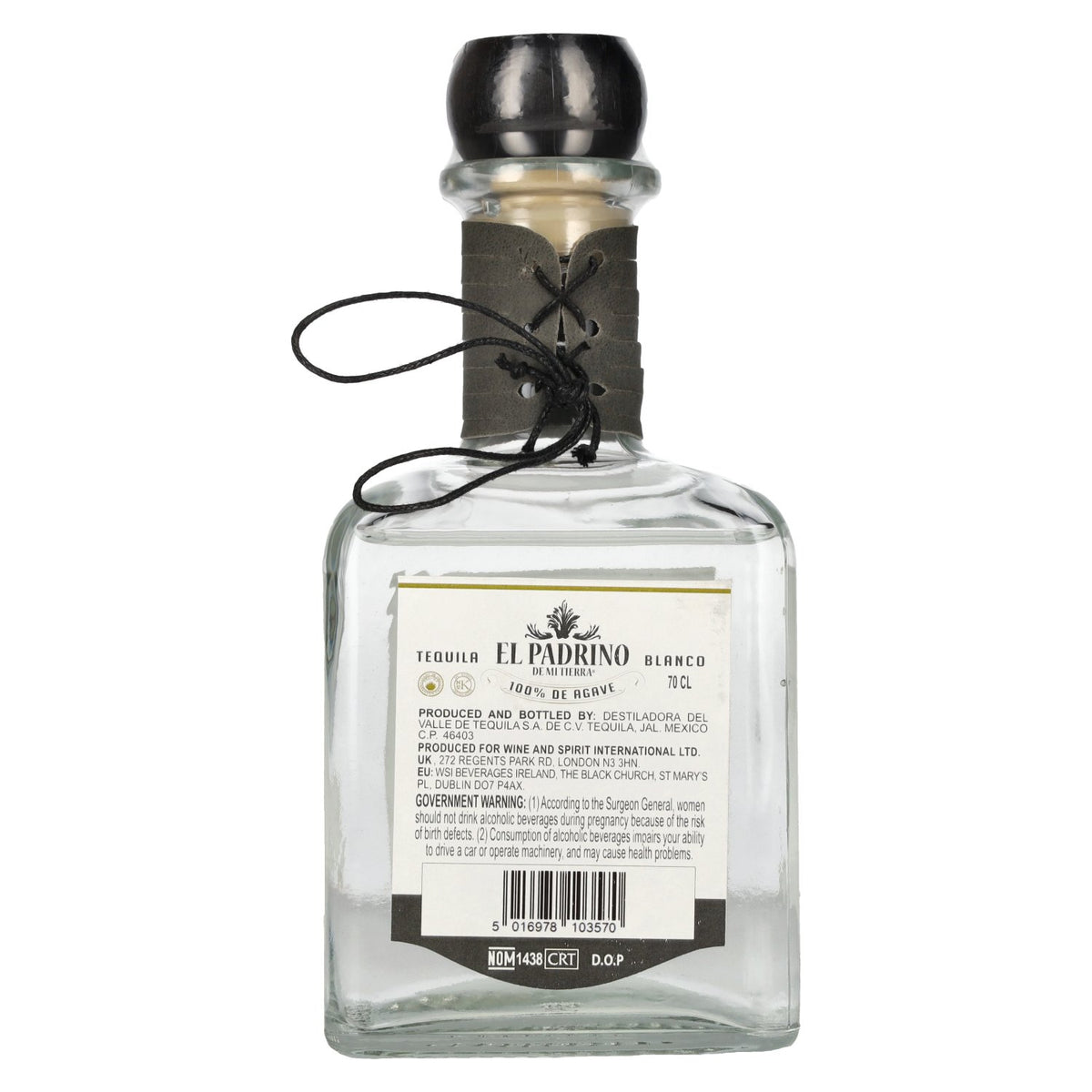 El Padrino Tequila BLANCO 100% Puro de Agave 40% vol. 0,7 l