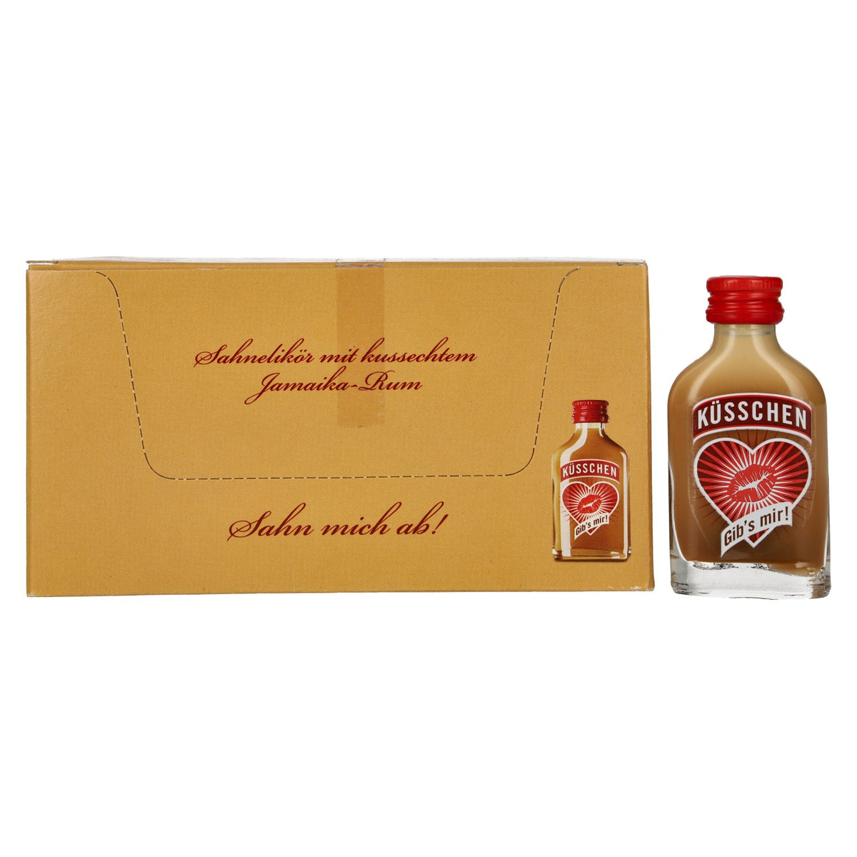 Liqueur « Küsschen » à la crème 15 % vol. 20 x 0,02 l