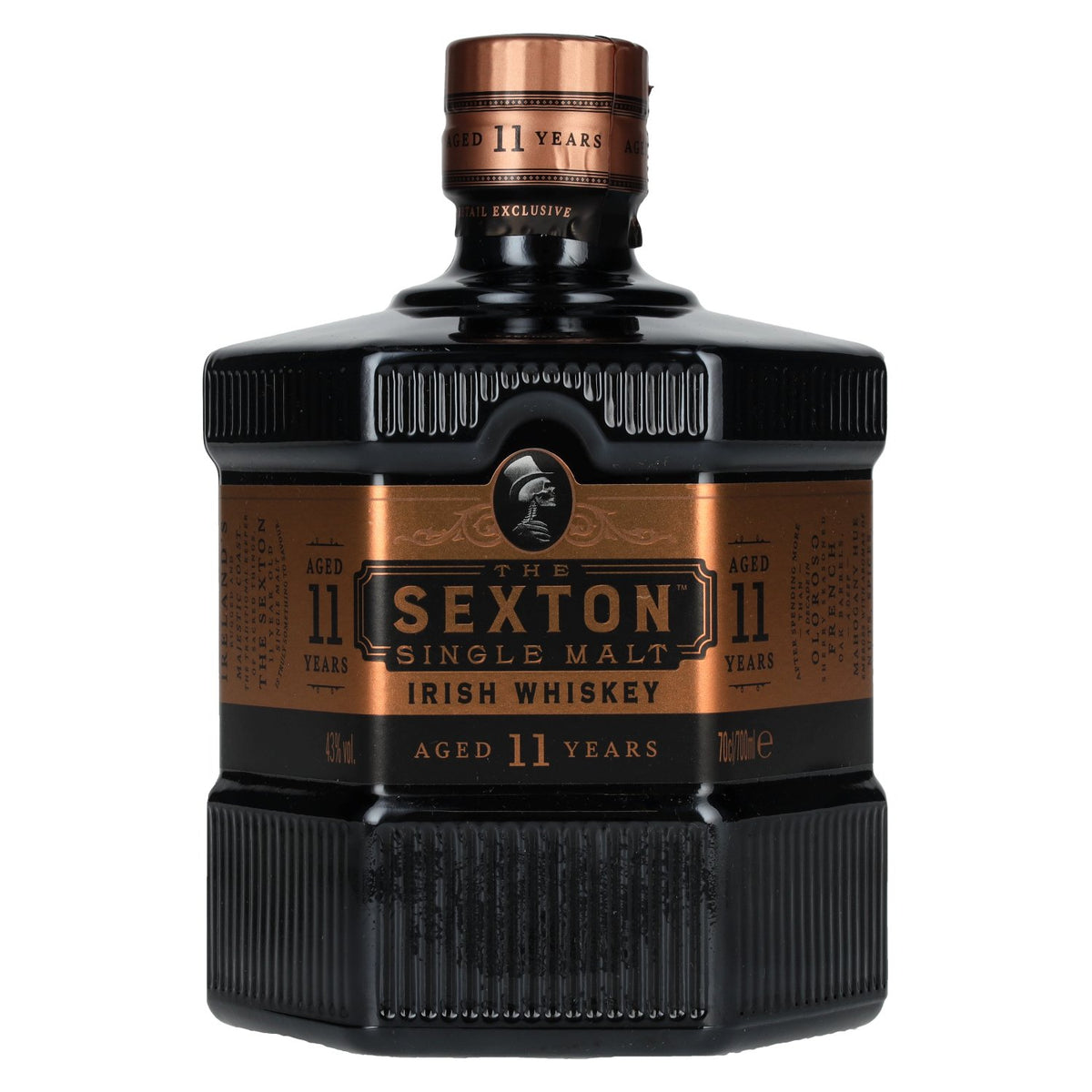 The Sexton 11 Years Old Single Malt Irish Whiskey 43% vol. 0,7 l
