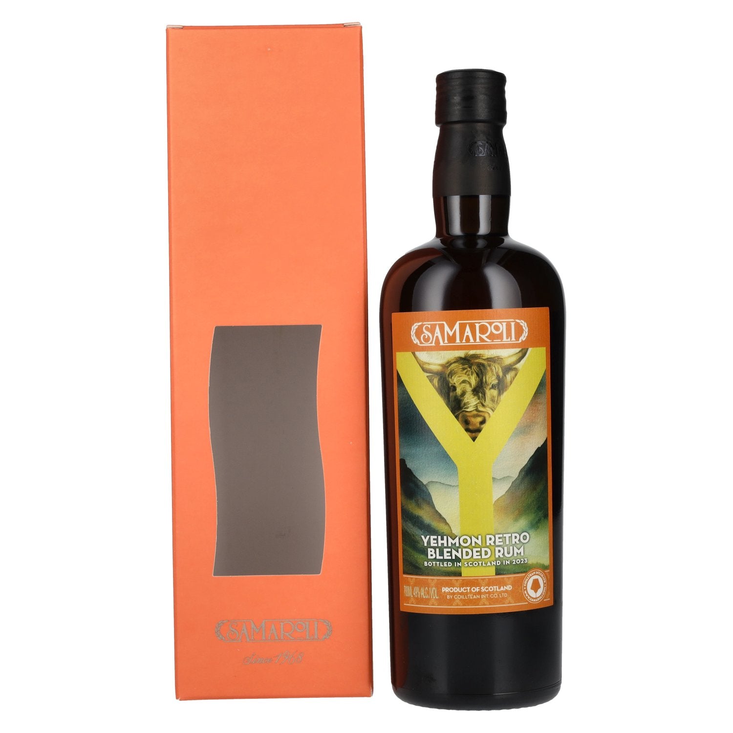 Samaroli Yehmon Retro Blended Rum 2023 49% vol. 0,7l en boîte cadeau