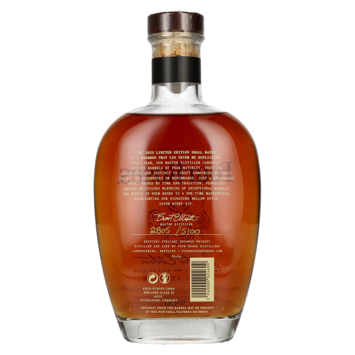 Four Roses Barrel Strength Small Batch Limited Edition Release 2025 54.5% ABV 0.7l