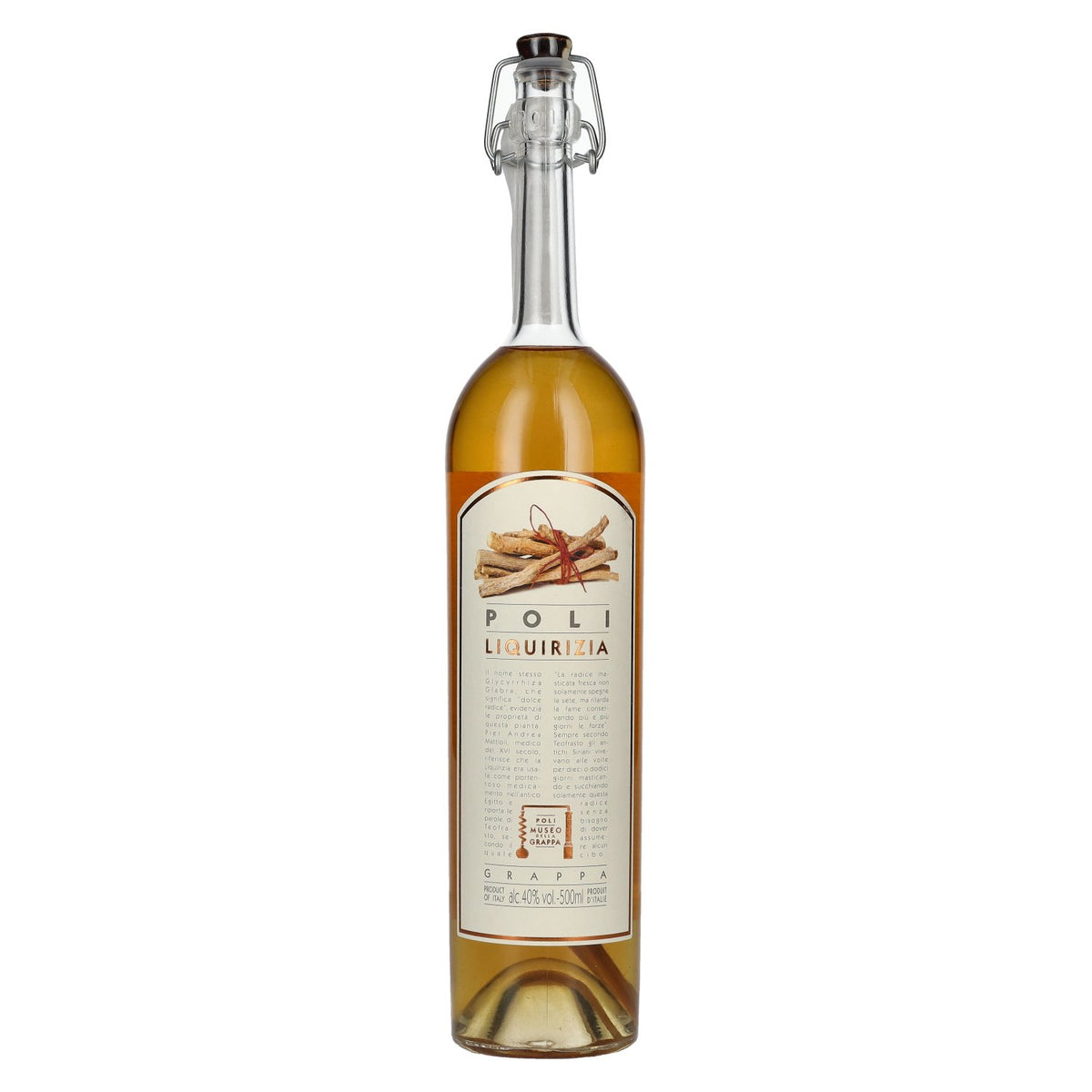 Poli Grappa Liquirizia 40% ABV 0.5l