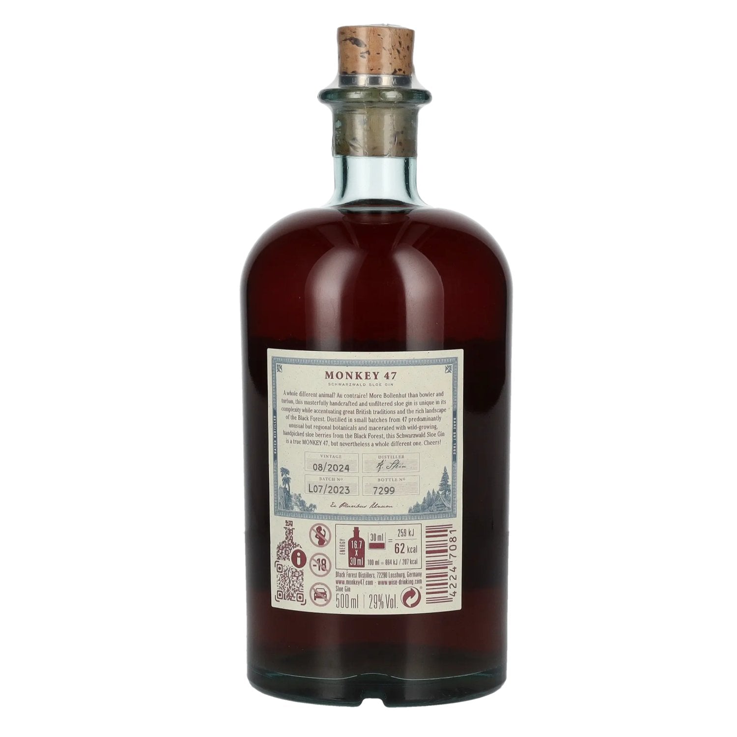Monkey 47 Schwarzwald Sloe Gin 29% Vol. 0,5l
