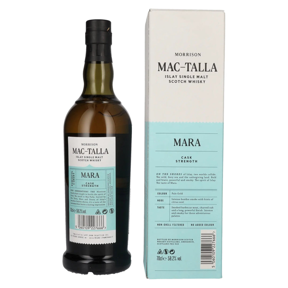 Mac-Talla Morrison MARA Cask Strength Islay Single Malt Scotch Whisky 58,2% vol. 0,7 l in geschenkverpakking