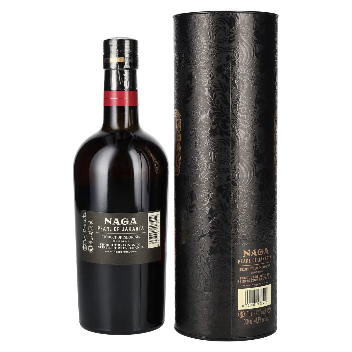 Naga Pearl of Jakarta Triple Cask Aged Small Batch 2019 42,7 % vol. 0,7 l dans un coffret cadeau