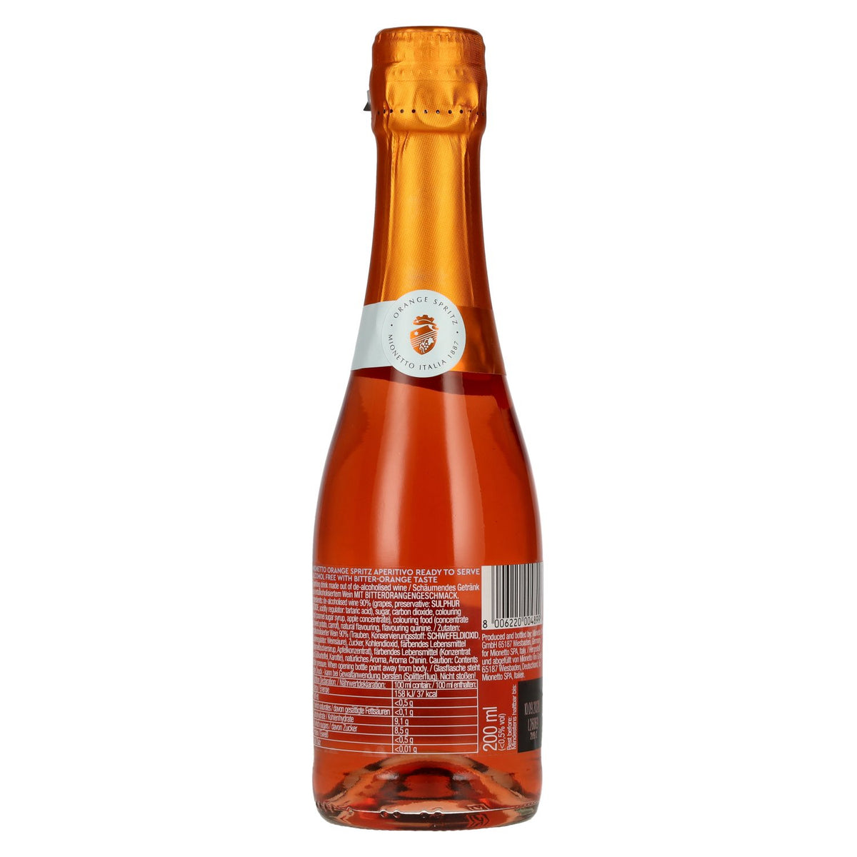 Mionetto Orange Spritz Apéritif sans alcool prêt à servir 0,2 l