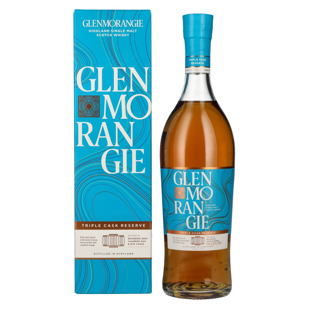 Glenmorangie Triple Cask Reserve Highland Single Malt 40% vol. 0.7 l in a gift box