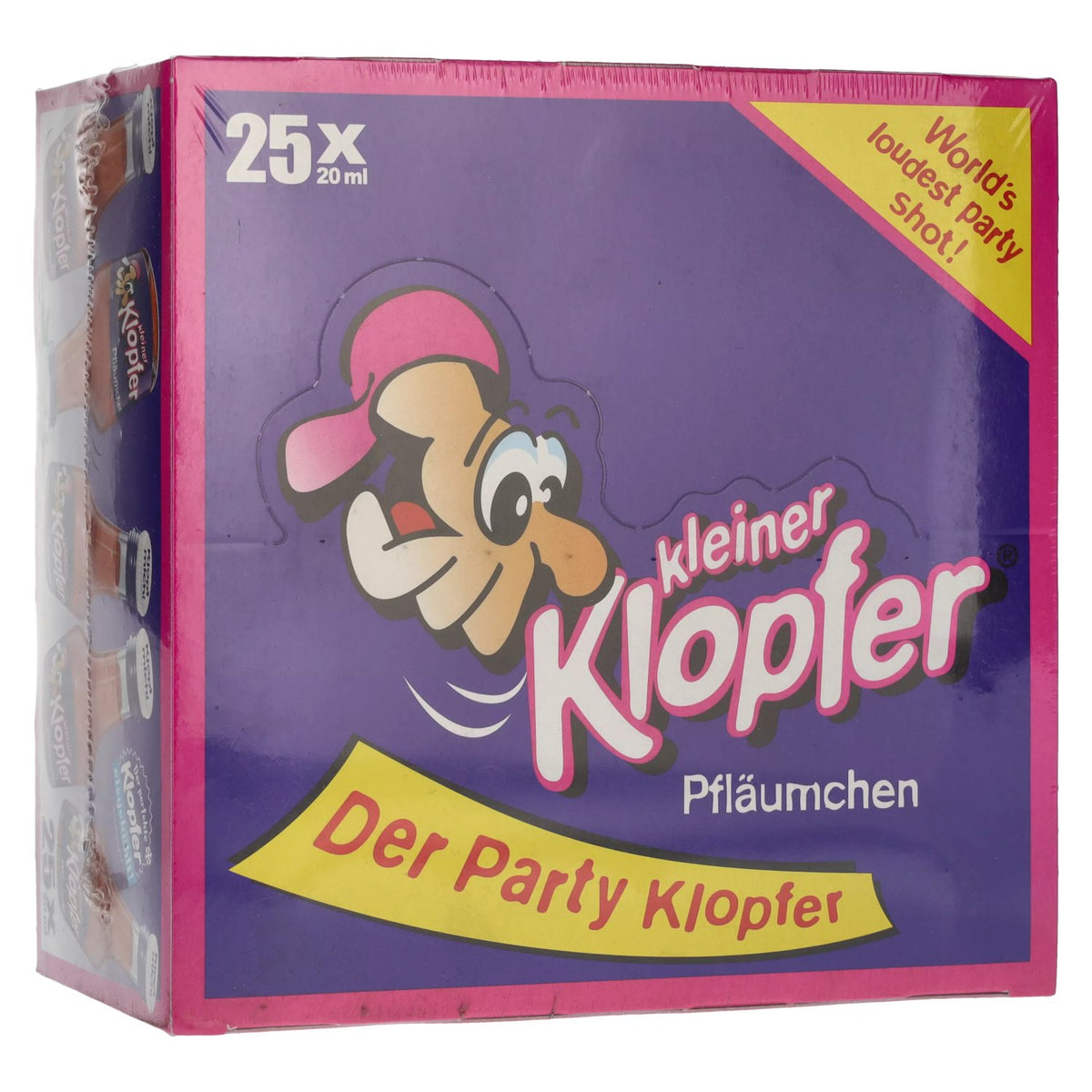 Kleiner Klopfer aux pruneaux, 17 % vol., 25 x 0,02 l