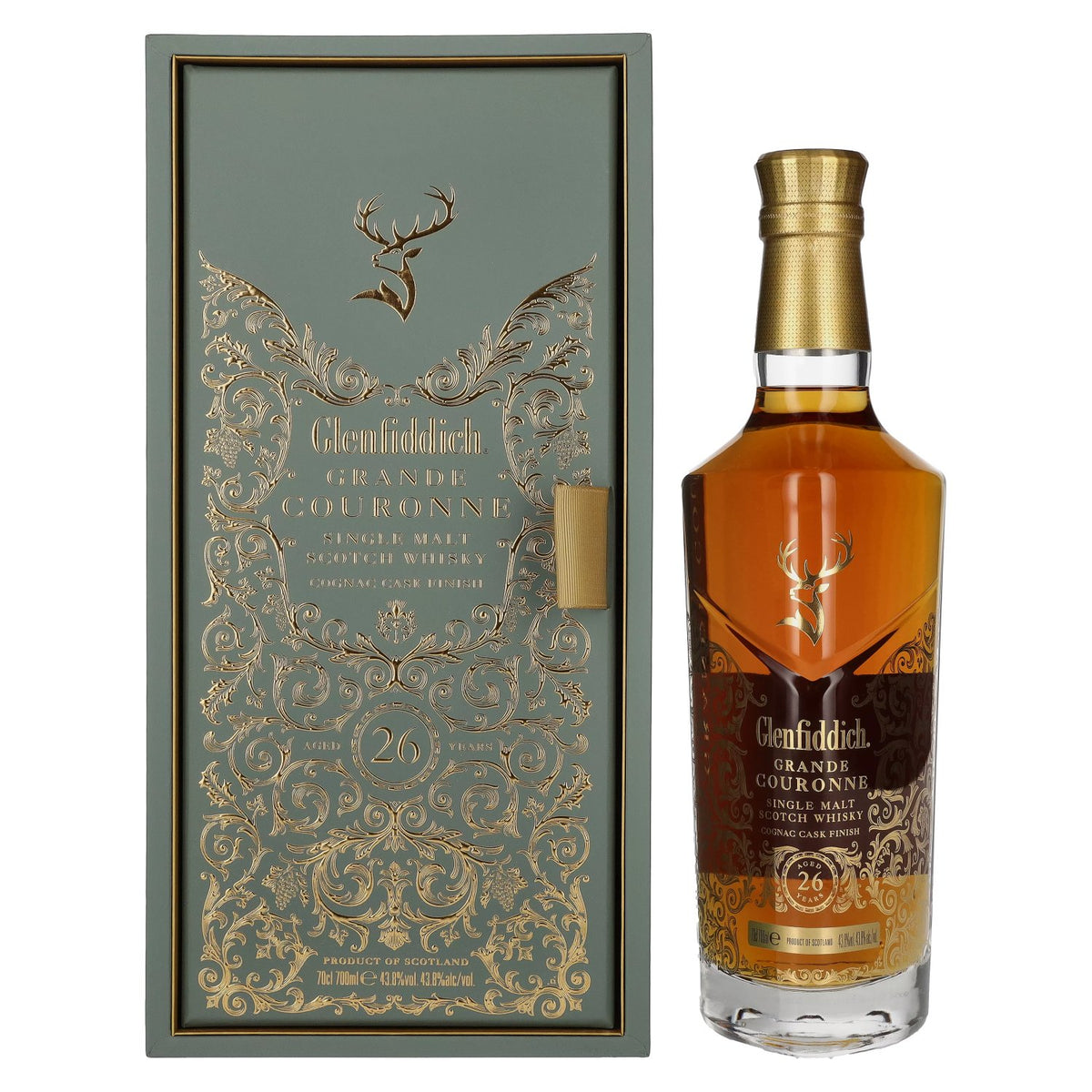 Glenfiddich 26 Years Old GRANDE COURONNE 43.8% vol. 0.7 l in a gift box