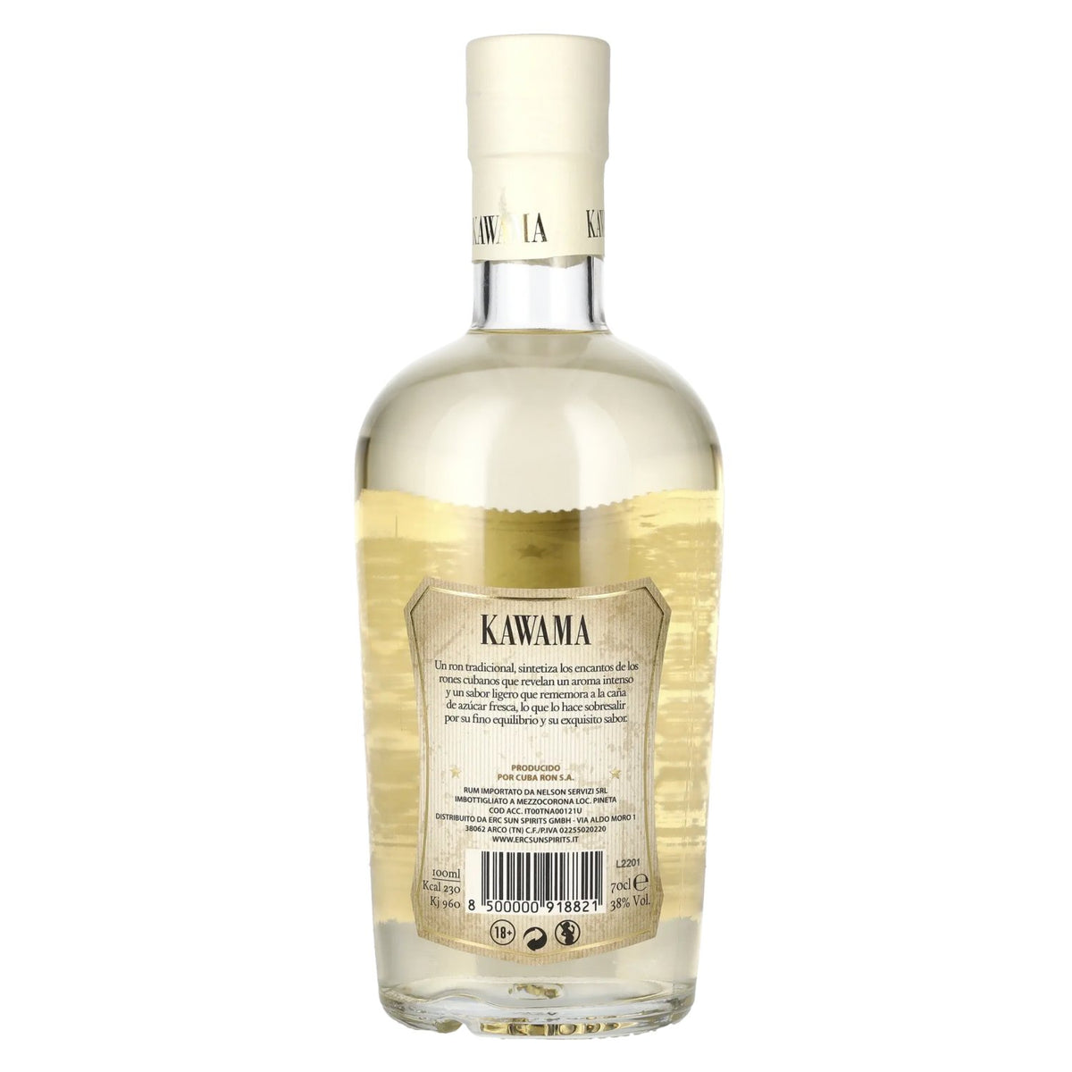 Ron Kawama Carta Blanca 38% ABV 0.7l