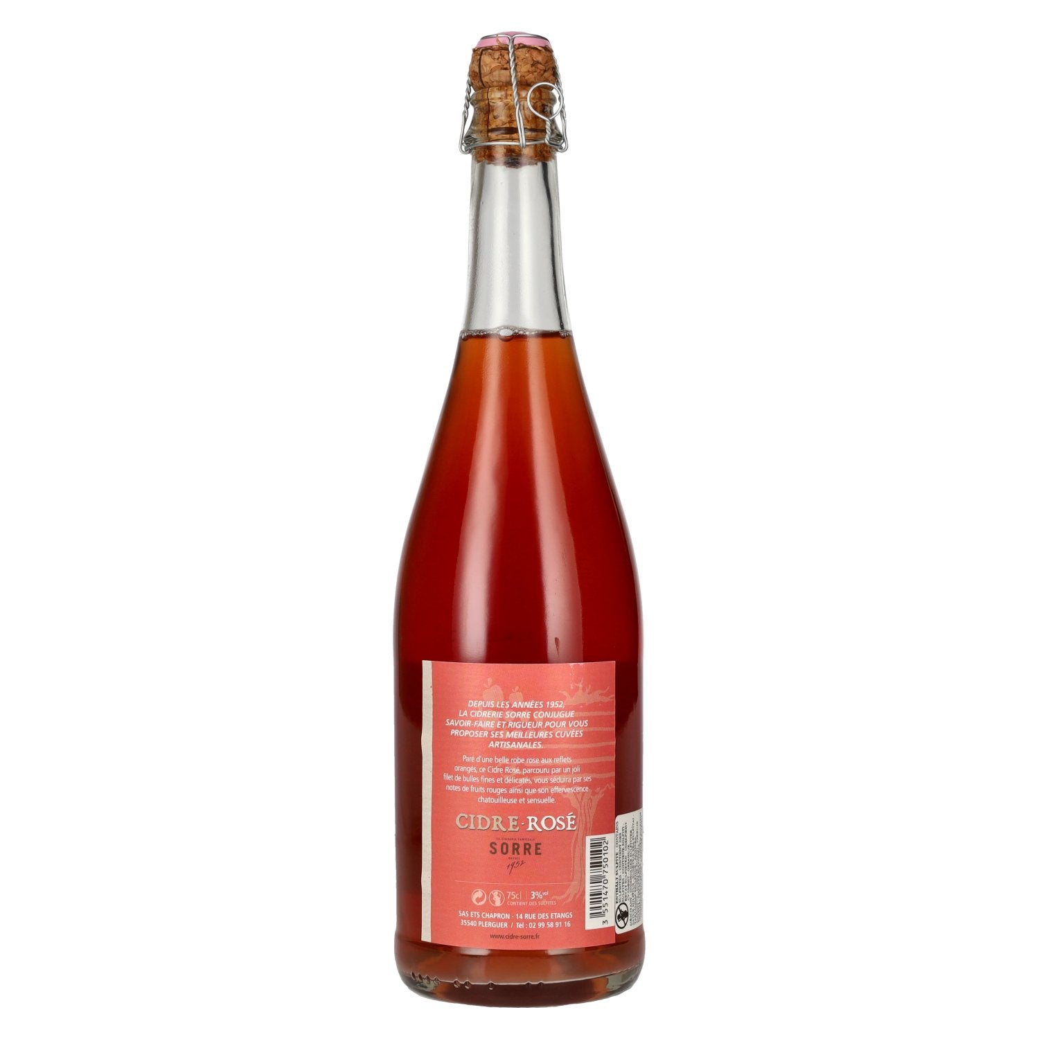 Sorre Cidre-Rosé 3% Vol. 0,75l