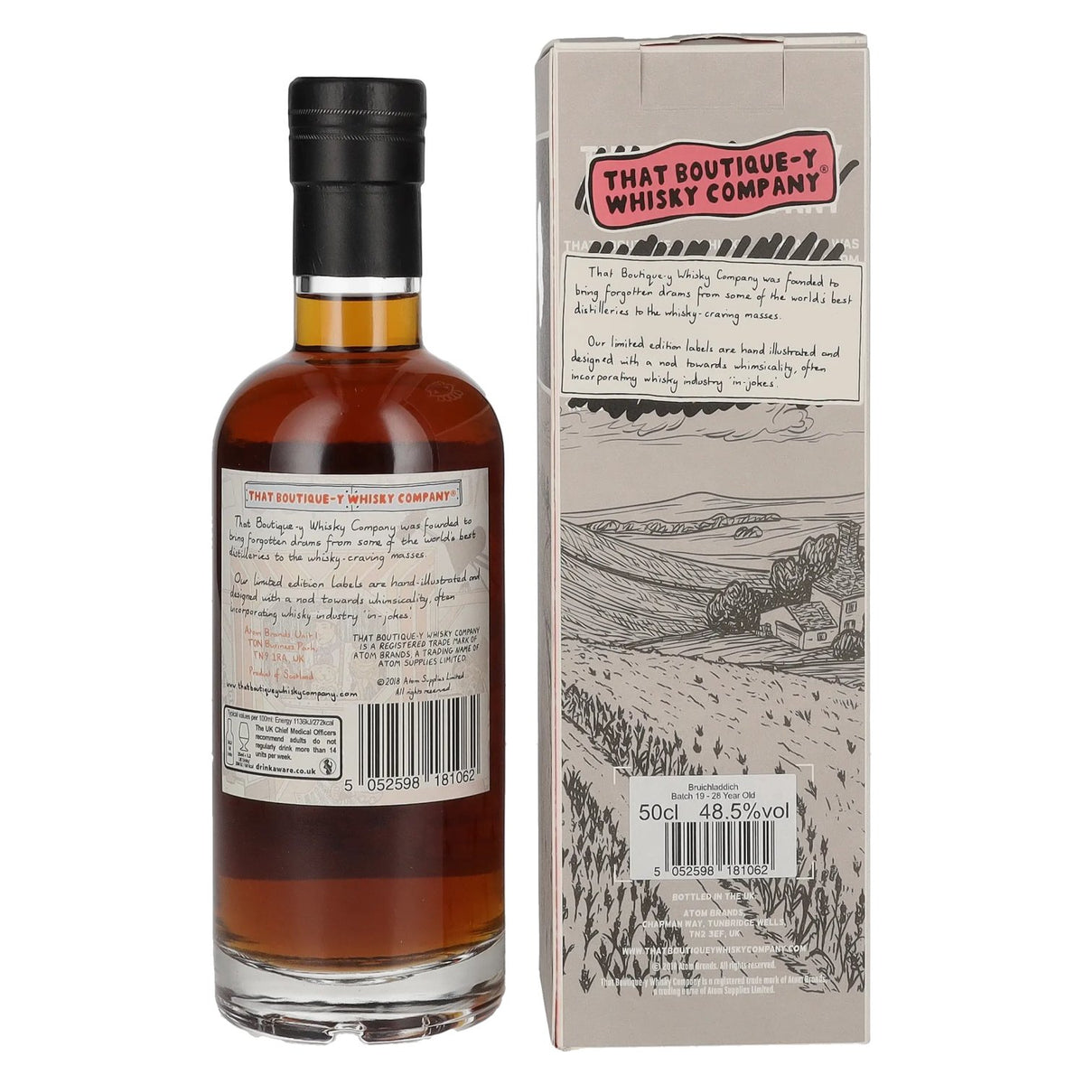 That Boutique-y Whisky Company Bruichladdich 28 Years Old Batch 19 48,5% vol. 0,5 l in geschenkverpakking