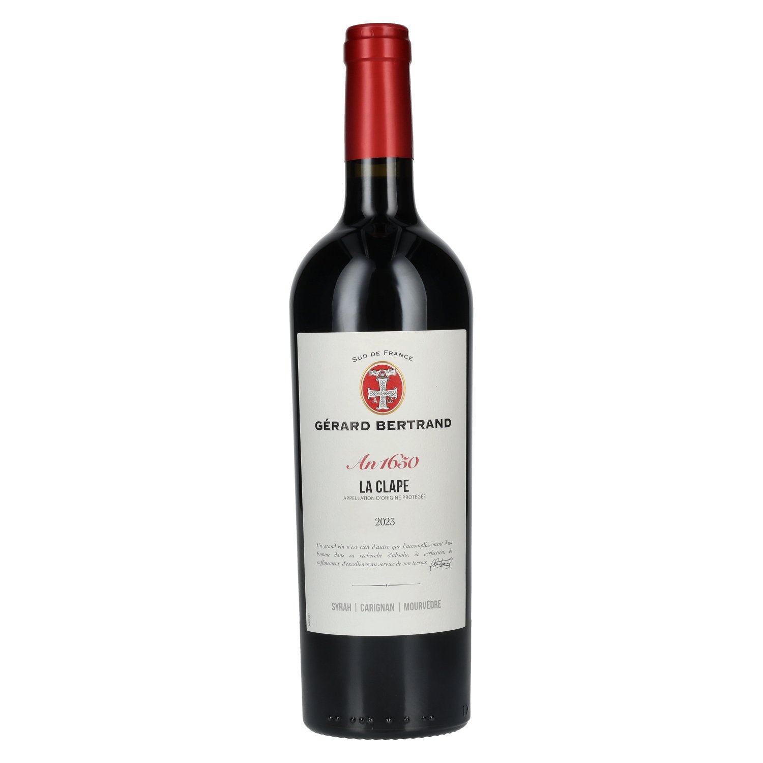 Gérard Bertrand LA CLAPE An1650 2023 14% Vol. 0,75l