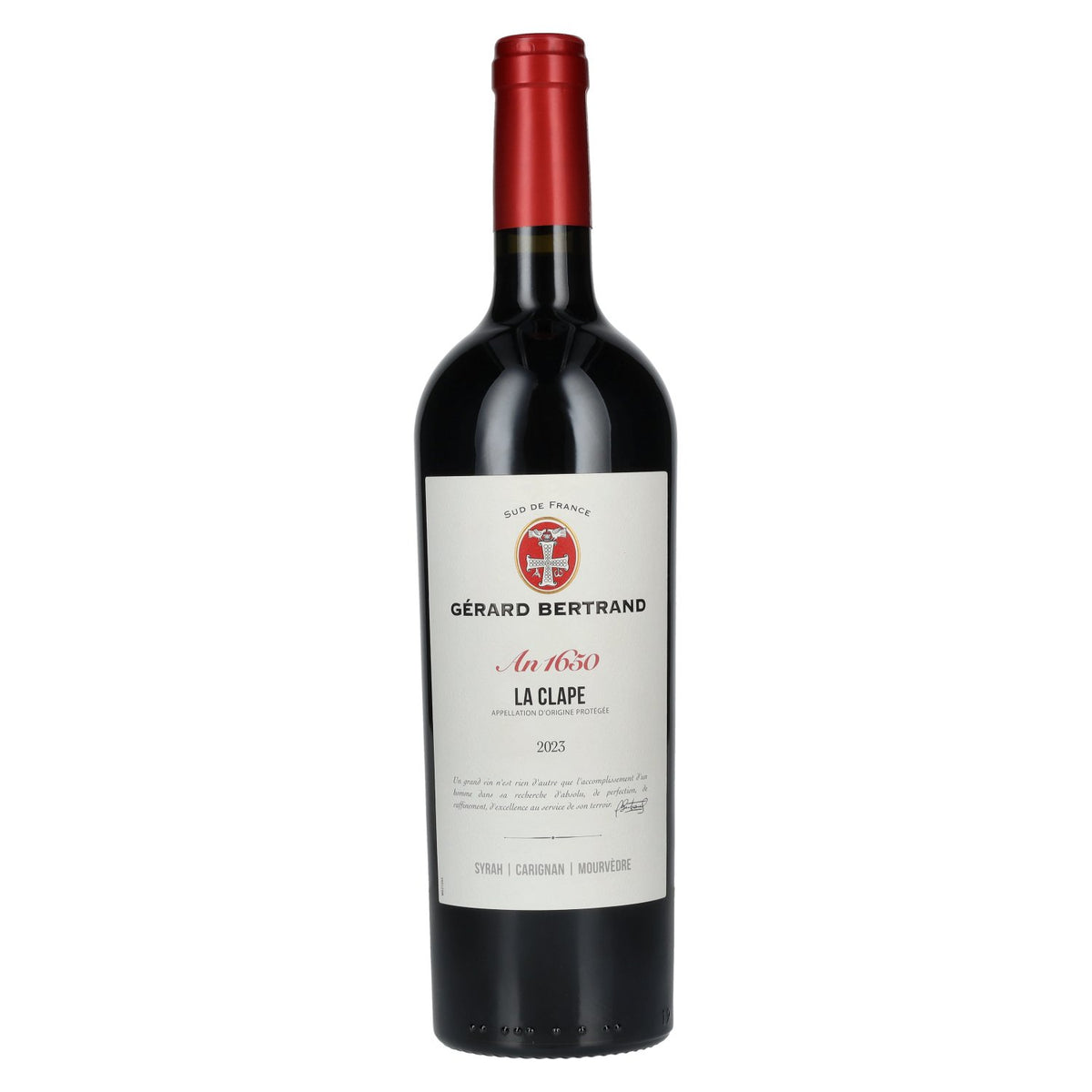 Gérard Bertrand LA CLAPE An1650 2023 14% Vol. 0,75l
