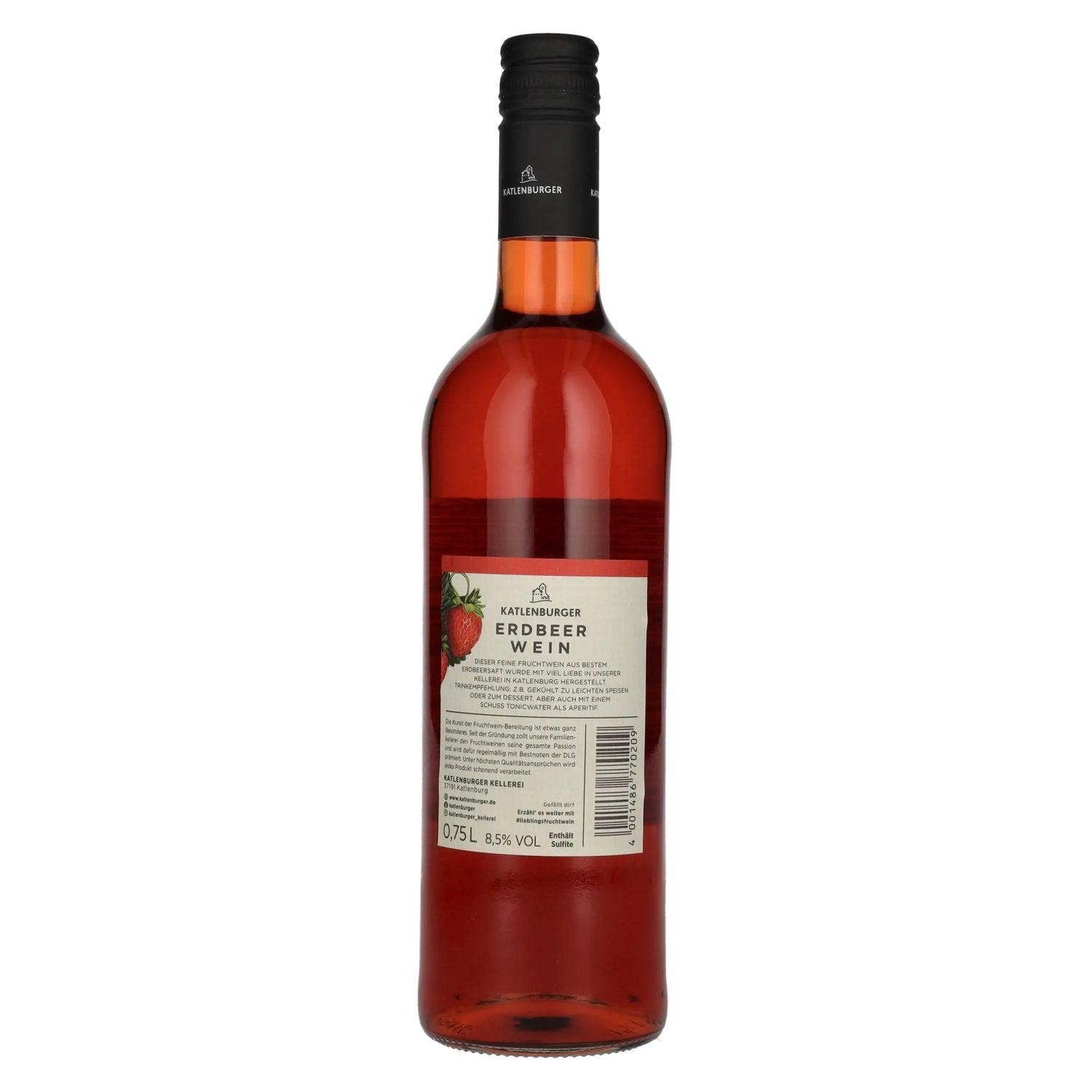 Katlenburger vin de fraises 8,5% vol. 0,75l