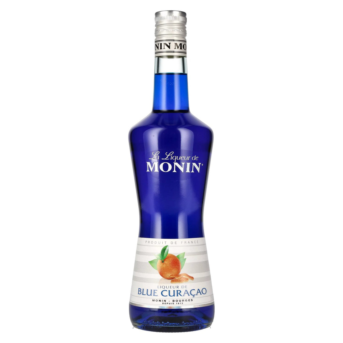 La liqueur Monin BLUE CURAÇAO 20 % vol. 0,7 l