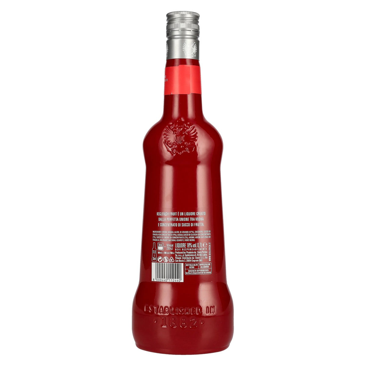 Keglevich Vodka &amp; Fruit FRAGOLA 18% ABV 0.7l