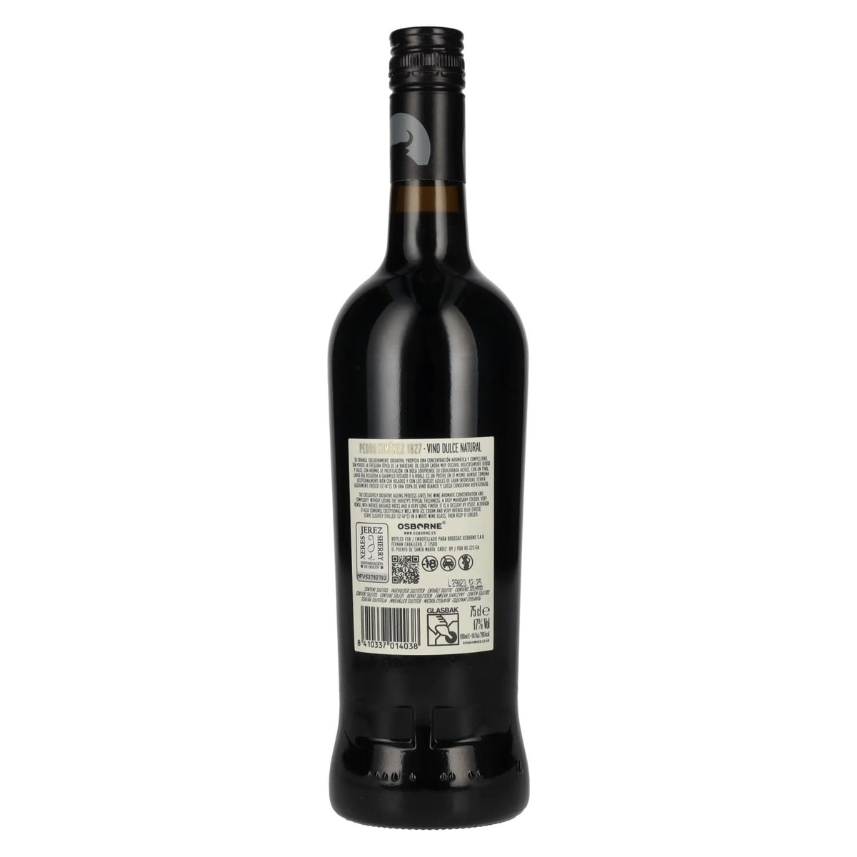 Osborne Pedro Ximénez 1827 sherry 17% vol. 0,75 l