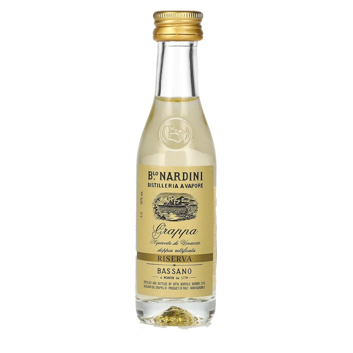 Grappa Nardini Riserva 50 % vol. 0,03 l