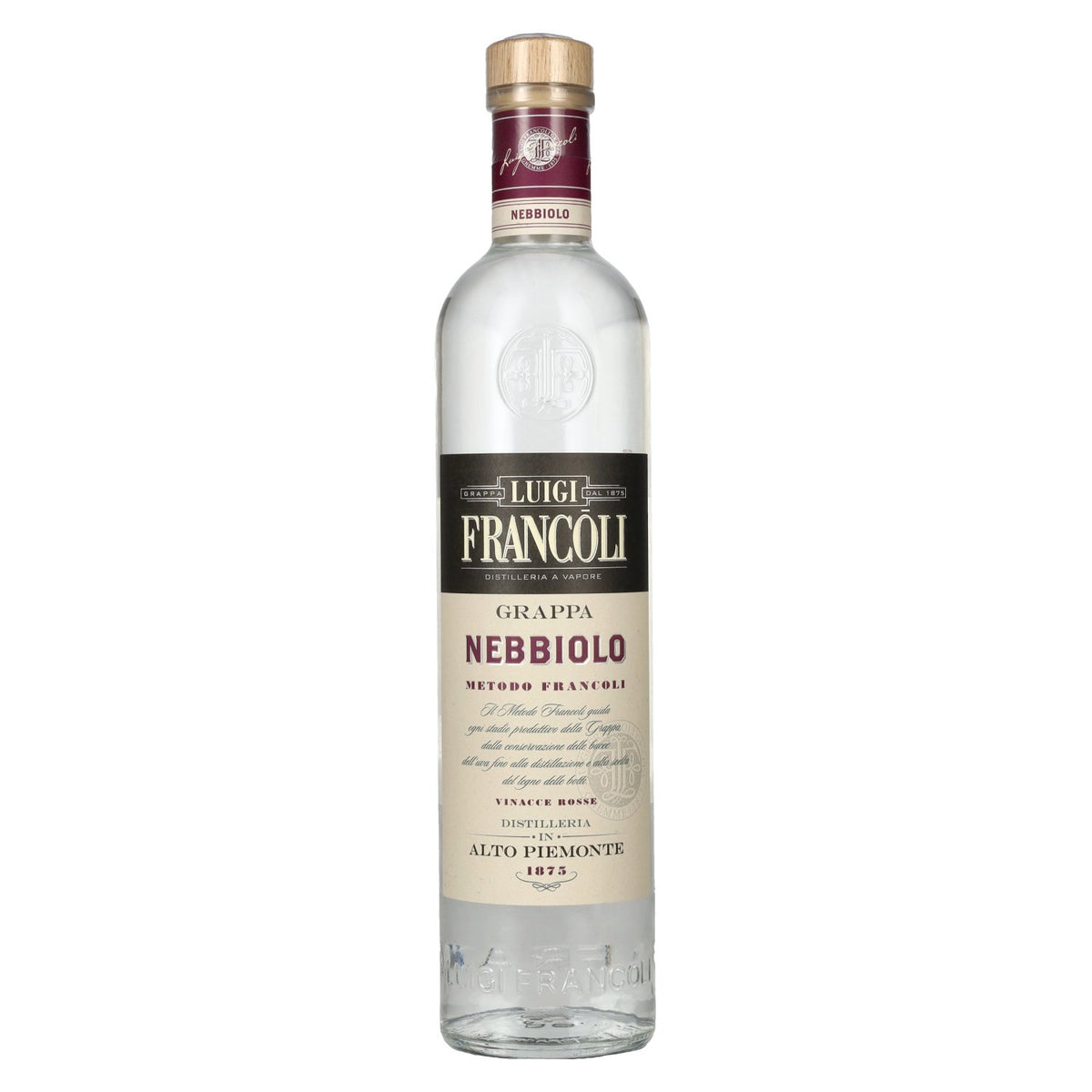 Luigi Francoli Grappa di Nebbiolo 41,5% vol. 0,7 l