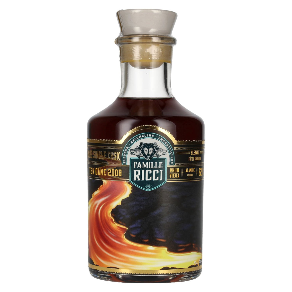 Famille Ricci Ten Cane Rare Single Cask Rhum Vieux 2008 62,1% vol. 0,5 l
