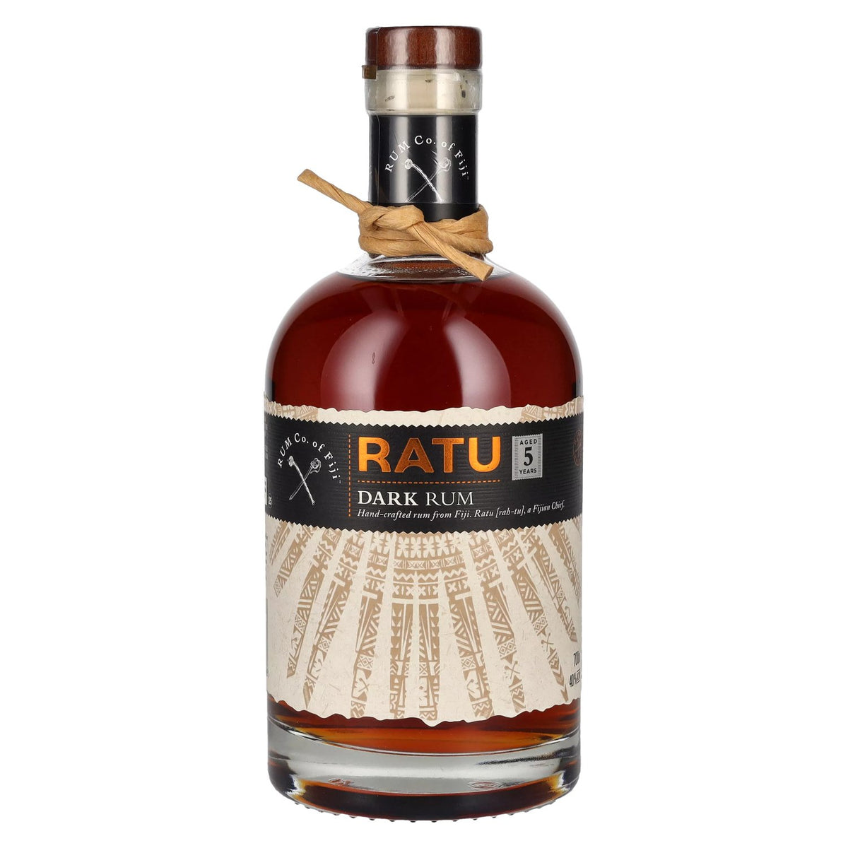 Ratu 5-Year-Old Dark Premium Rum 40% ABV 0.7l