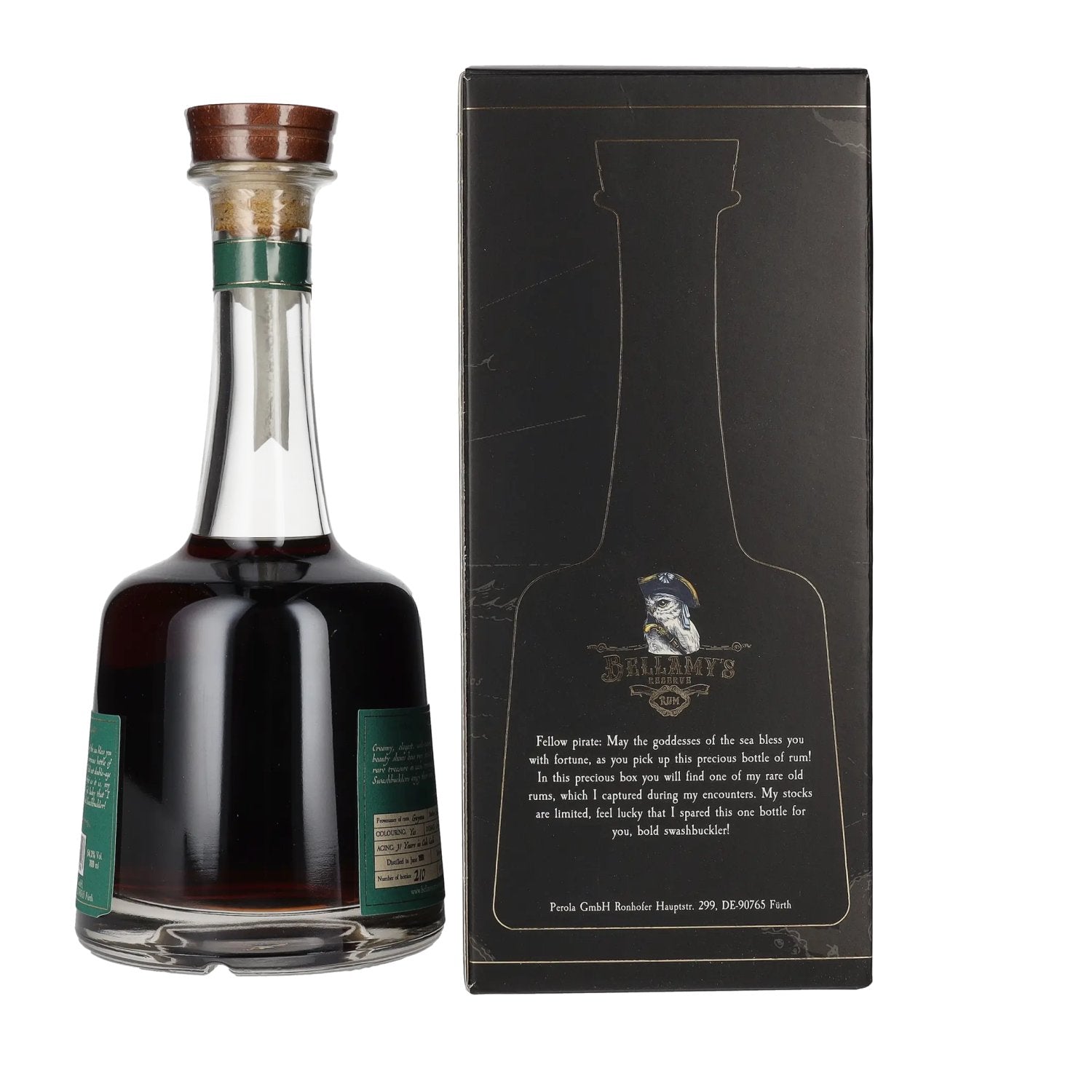 Bellamy's Reserve Rum Guyana Enmore 1991 54,3% Vol. 0,7l in Geschenkbox