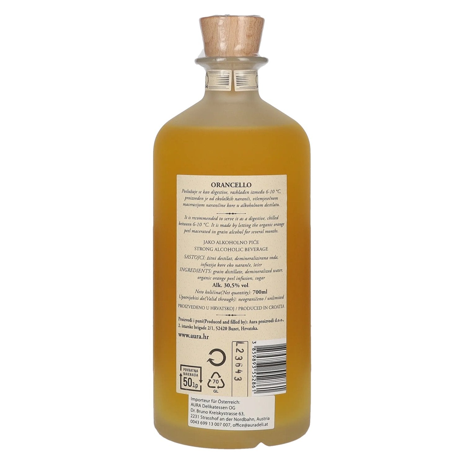 Aura ORANCELLO 30,5% Vol. 0,7l