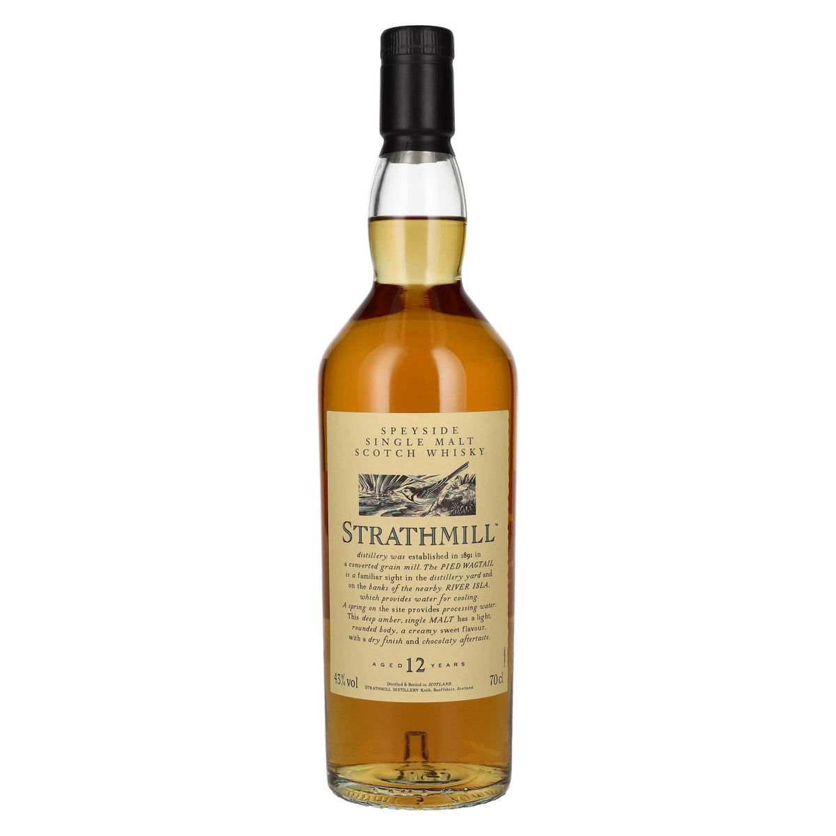 Whisky single malt écossais Strathmill 12 ans d'âge, 43 % vol., 0,7 l