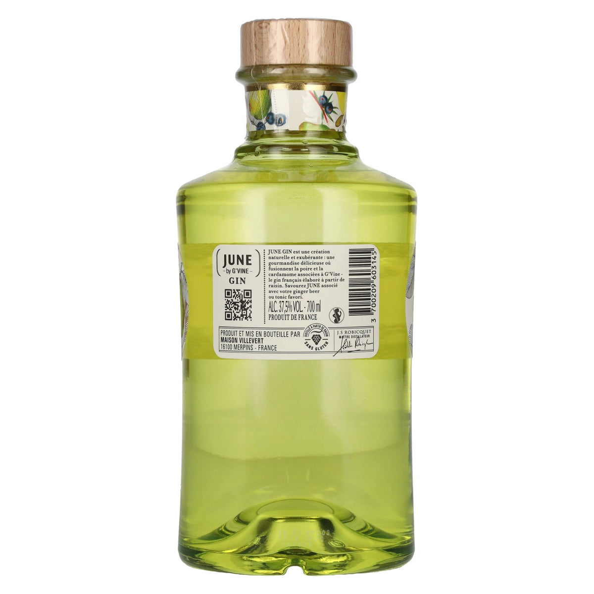 JUNE by G'Vine Gin Royal Pear &amp; Cardamom 37.5% ABV 0.7l