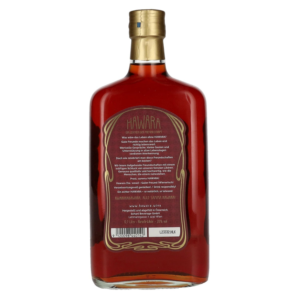 Hawara kersenlikeur 20% vol. 0,7 l