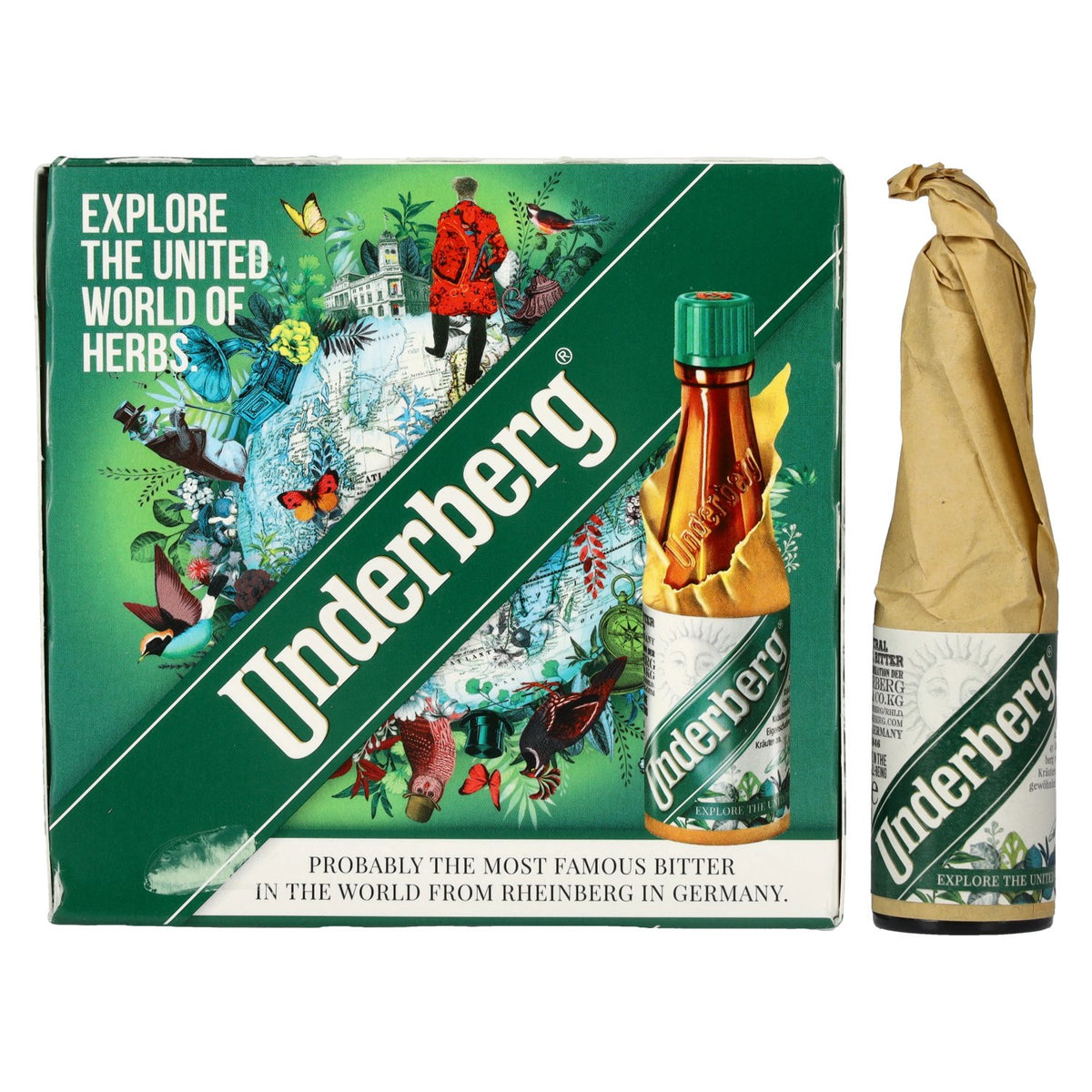 Underberg Natural Herbal Digestif 44% vol. 12 x 0.02 l