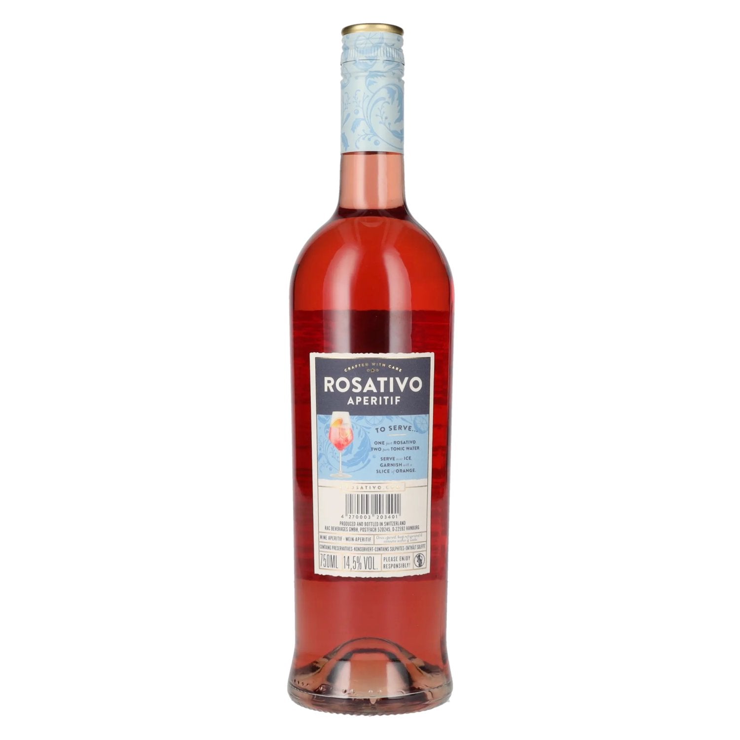 Rosativo Aperitif Rhubarb & Elderberry 14,5% Vol. 0,75l