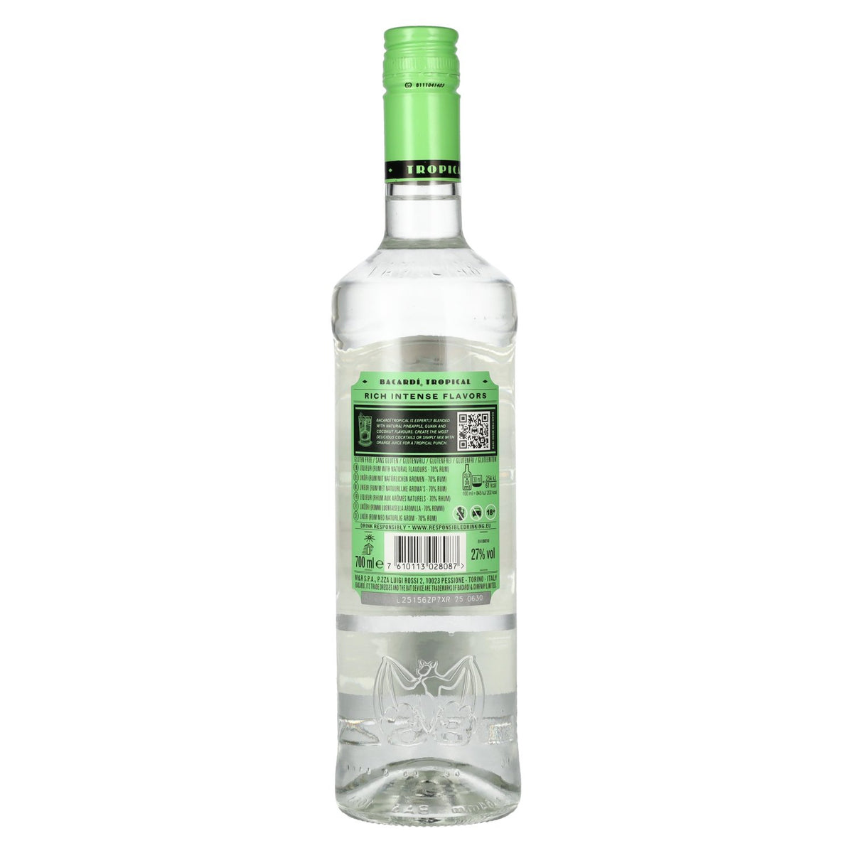 Bacardi TROPICAL Rum and Natural Flavours Liqueur 27% vol. 0.7 l