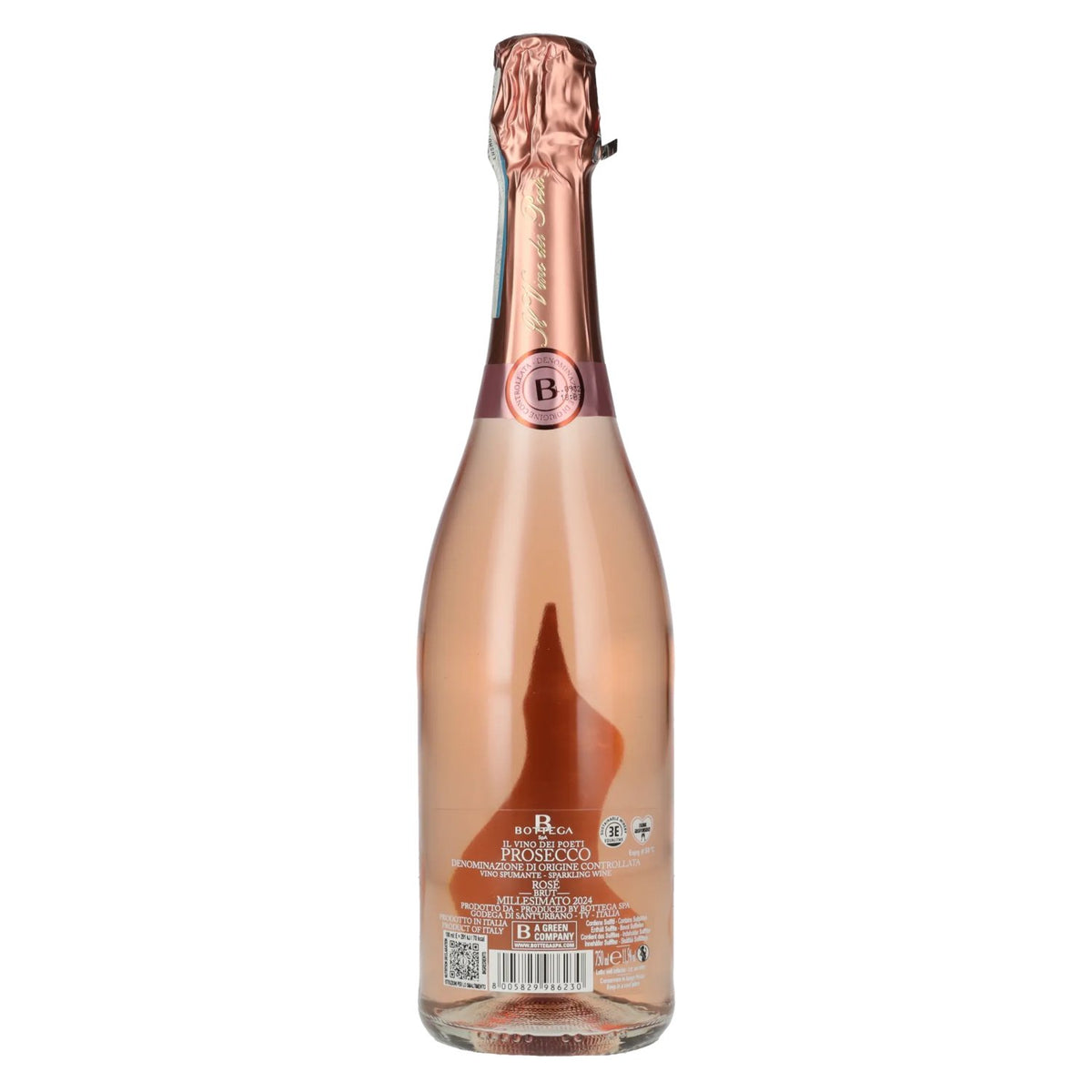 Bottega Il Vino dei Poeti Prosecco Rosé Millesimato DOC 2024 11,5 % vol. 0,75 l