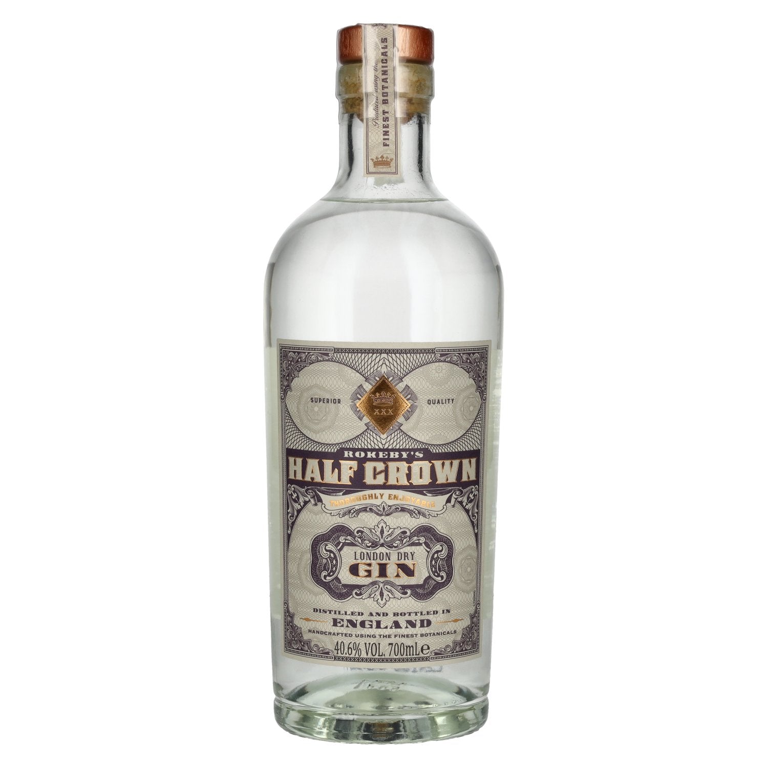 Rokeby's Half Crown London Dry Gin 40,6% vol. 0,7l
