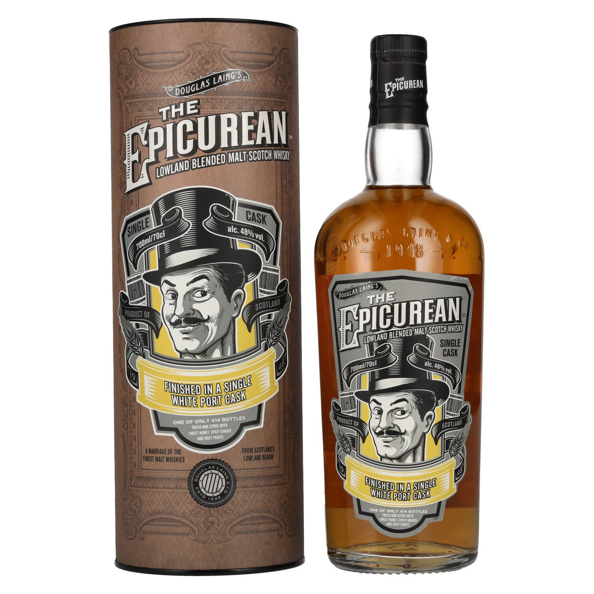 Douglas Laing THE EPICUREAN White Port Cask Finish Limited Edition 48% vol. 0.7l in a gift box