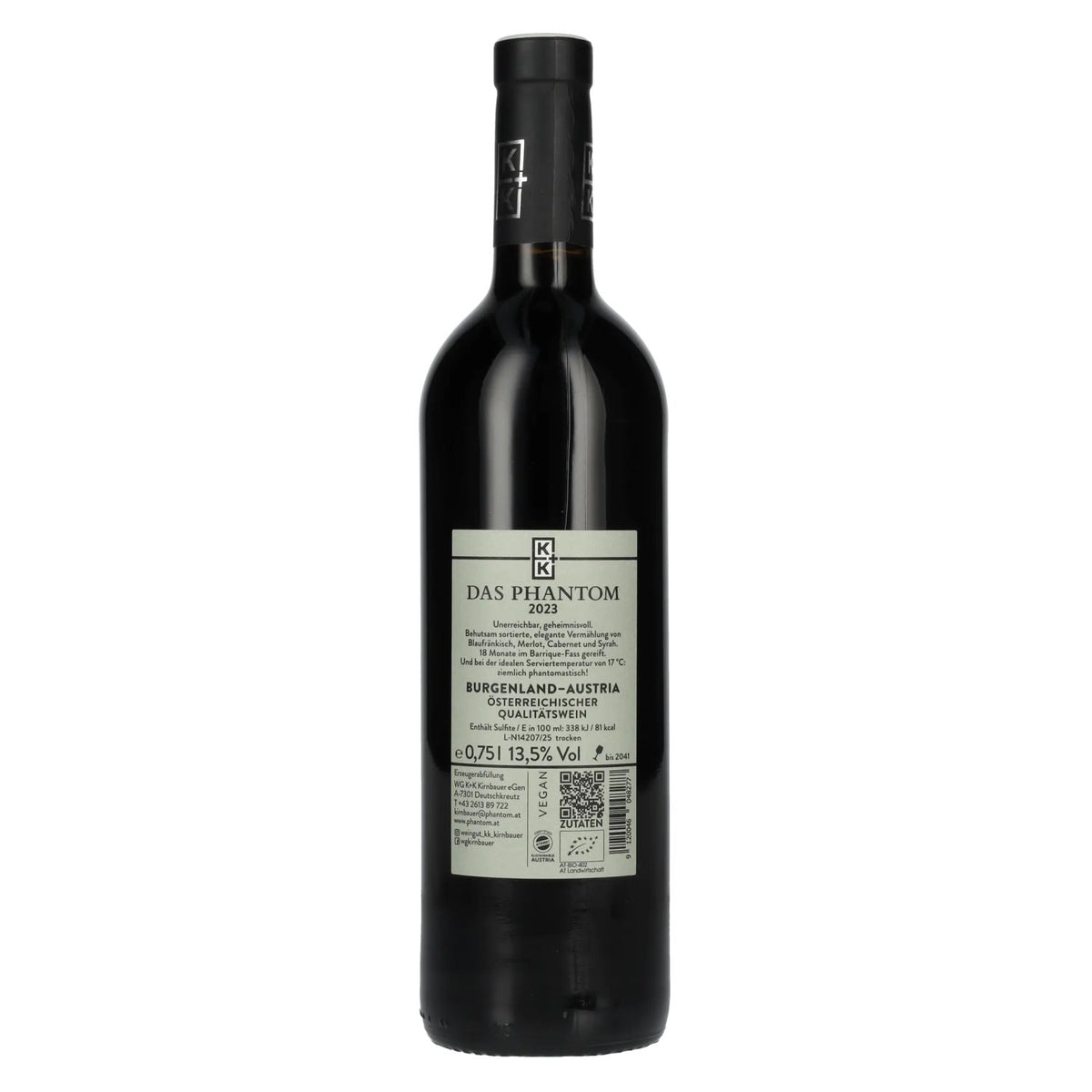 K+K Kirnbauer DAS PHANTOM 2023 13,5% Vol. 0,75l