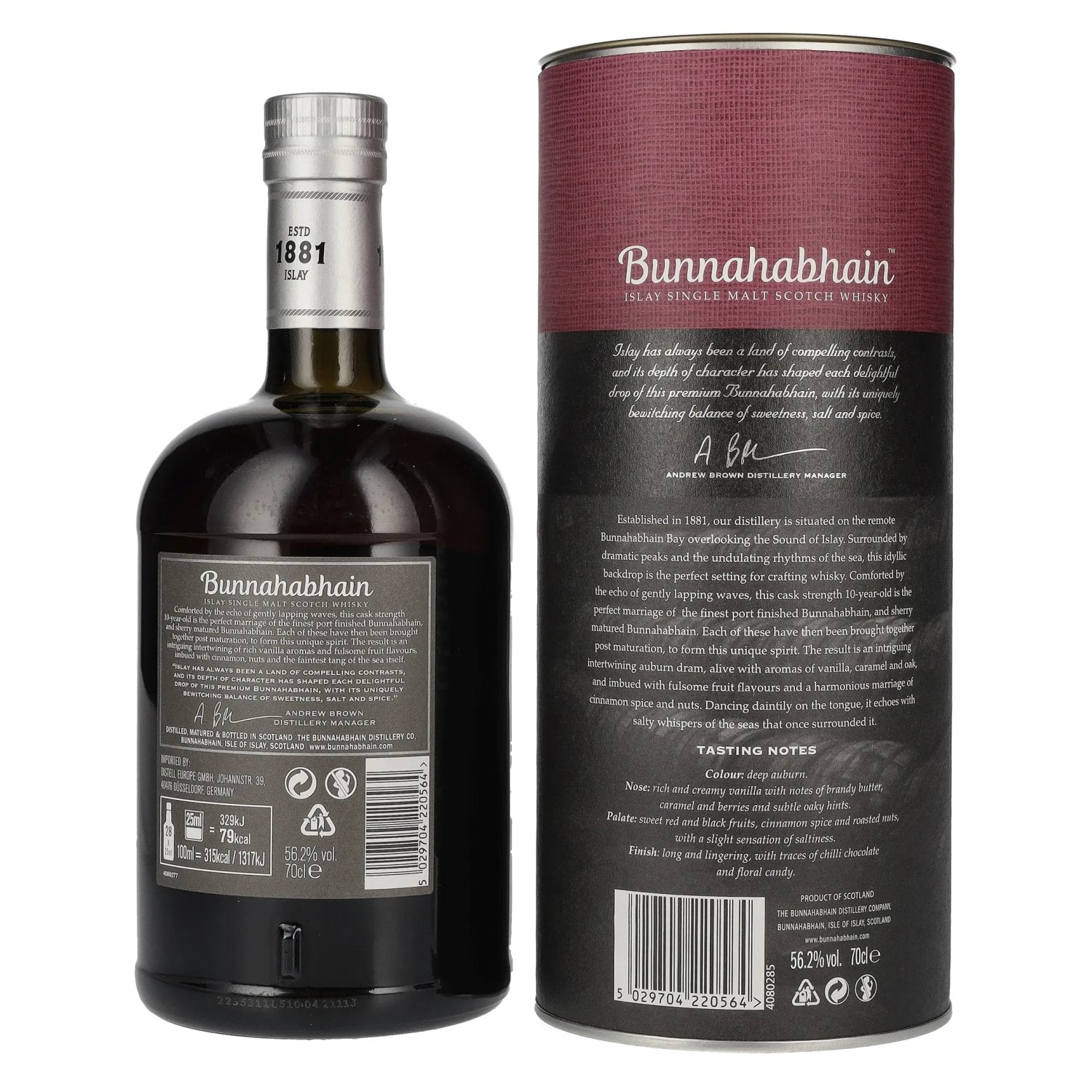 Bunnahabhain AONADH Islay Single Malt Limited Release No. 9 56,2% Vol. 0,7l in geschenkverpakking